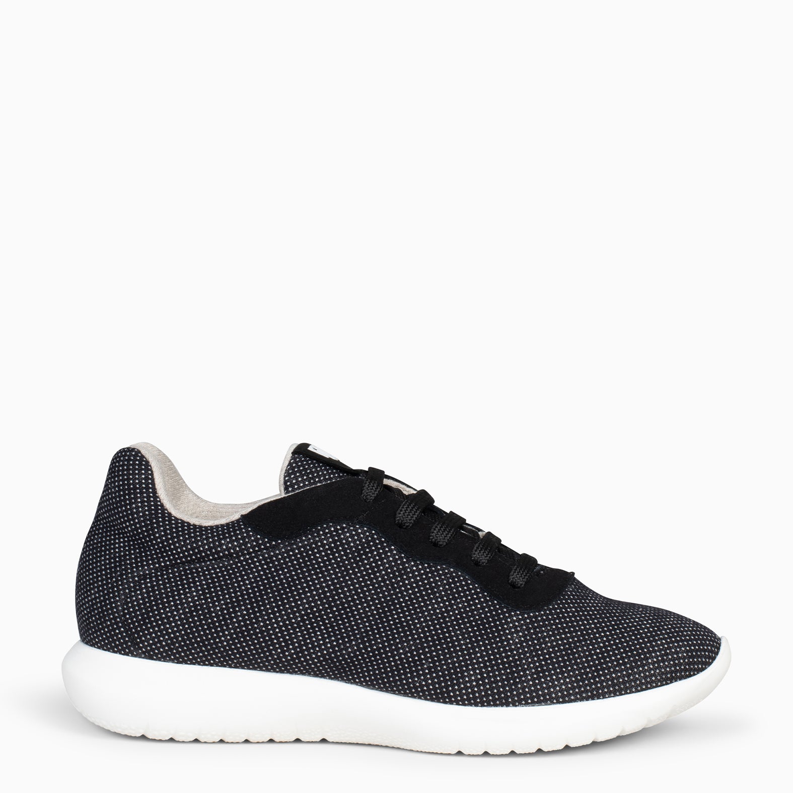 YOGA – Zapatillas deportivas de lana merino NEGRO - miMaO ®