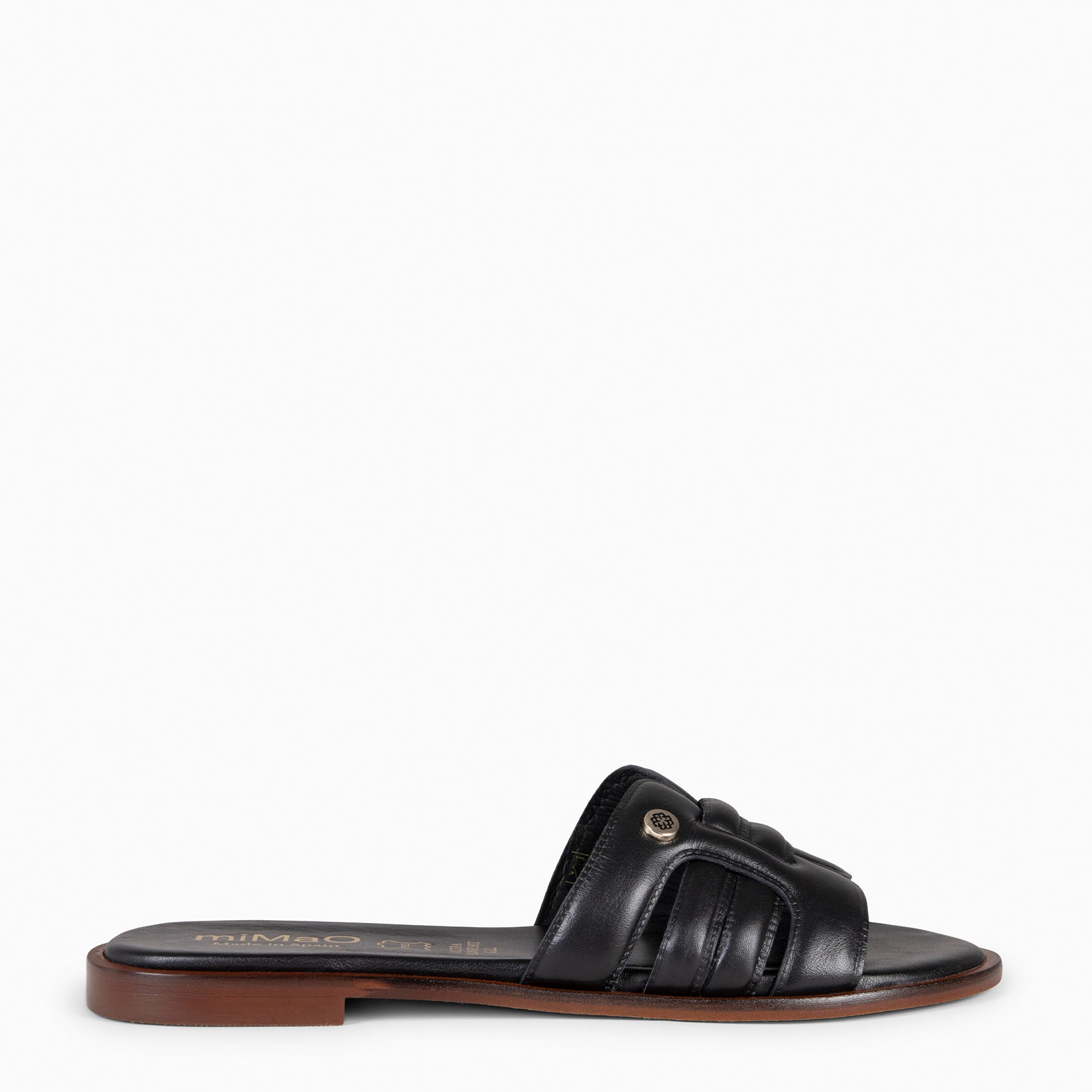 MENFIS – BLACK Flat Sandals