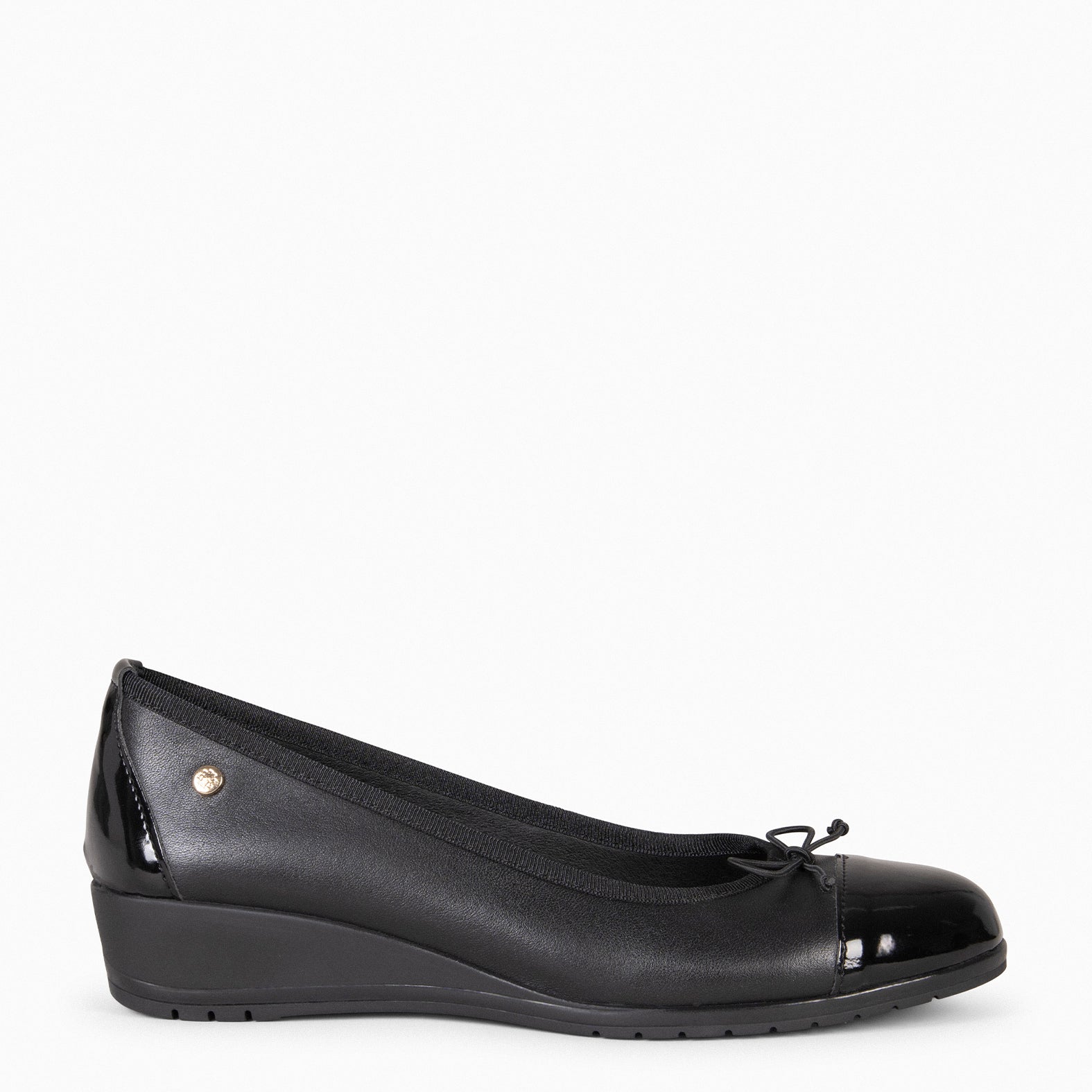 NORINA - Bailarina NEGRO con cuña - miMaO ®