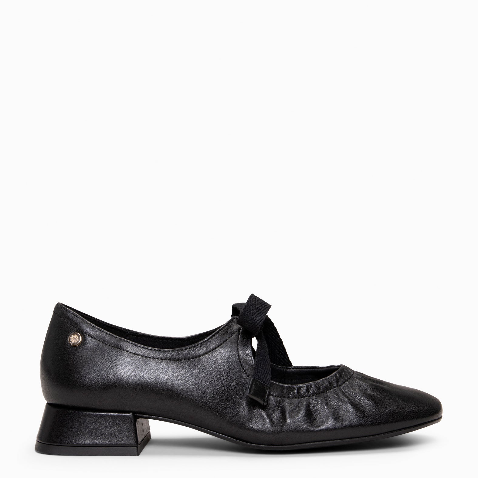 CORA – Merceditas con lazo NEGRO - miMaO ®