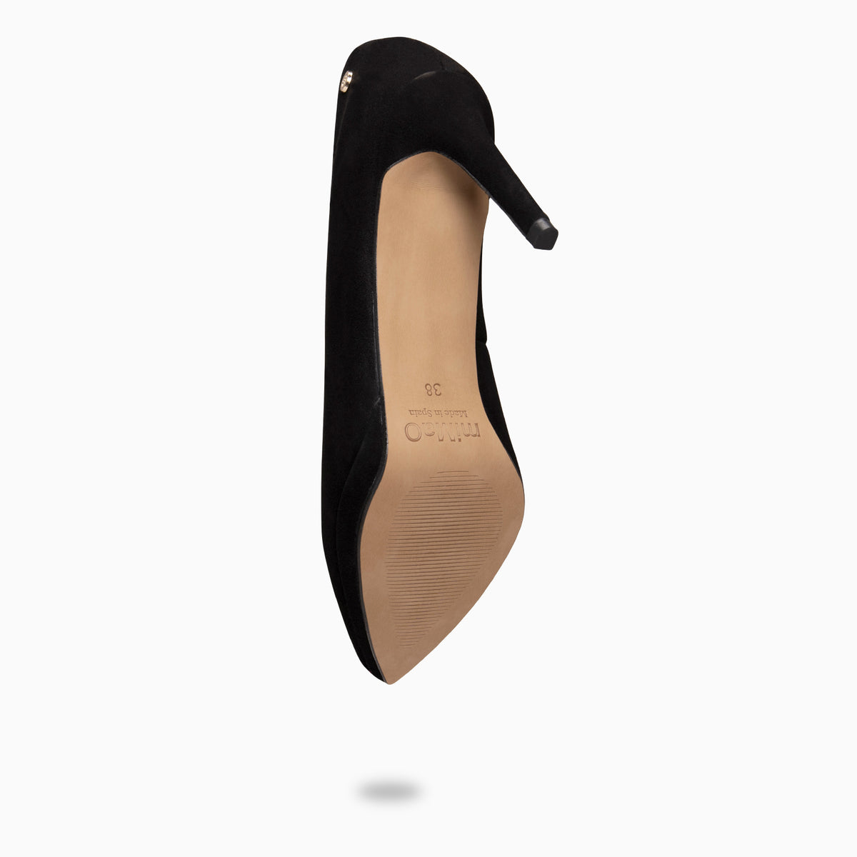LAUREN - Zapato de tacón alto en piel NEGRO