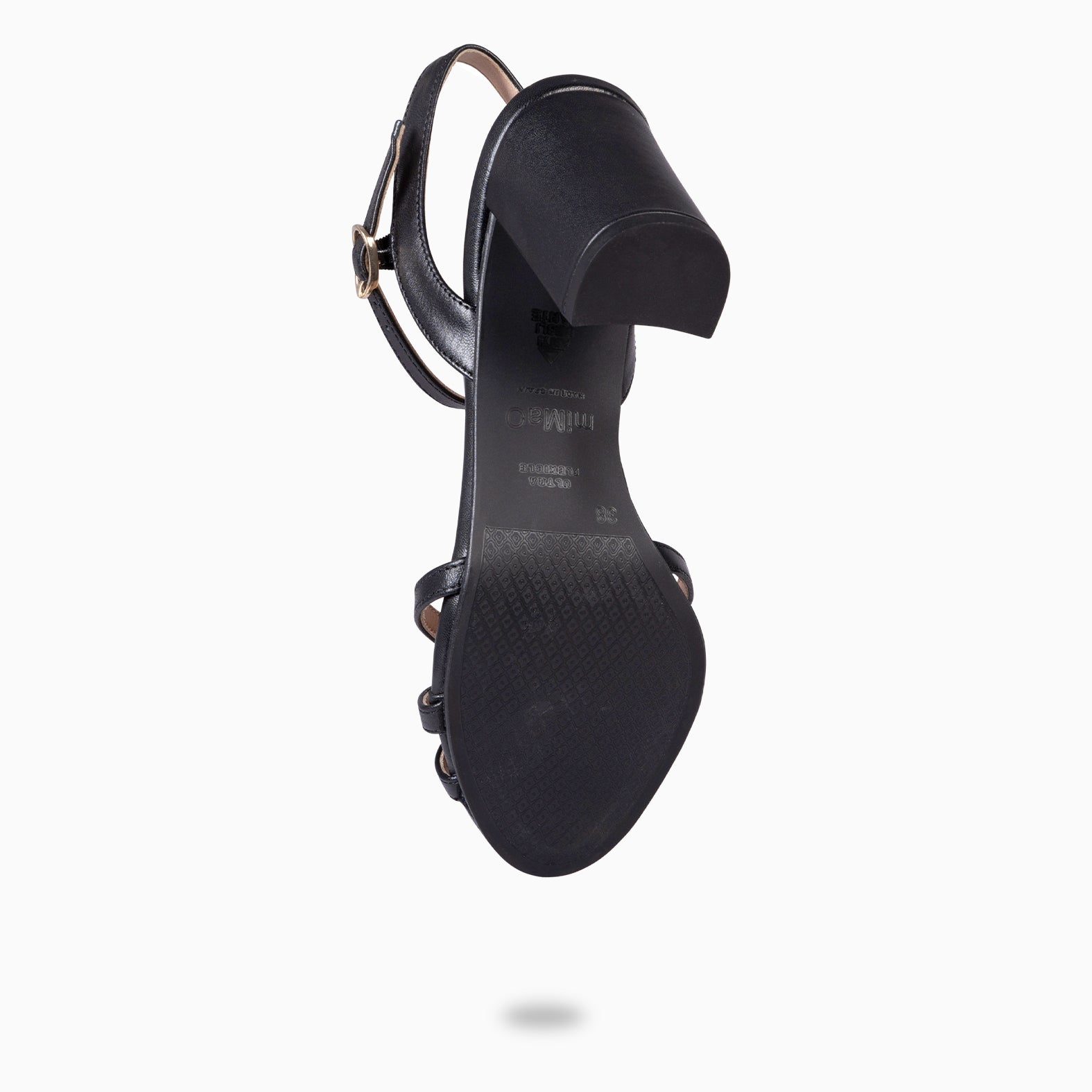 SONIA - SANDALIAS ELEGANTES DE TACÓN ALTO NEGRO - miMaO ®