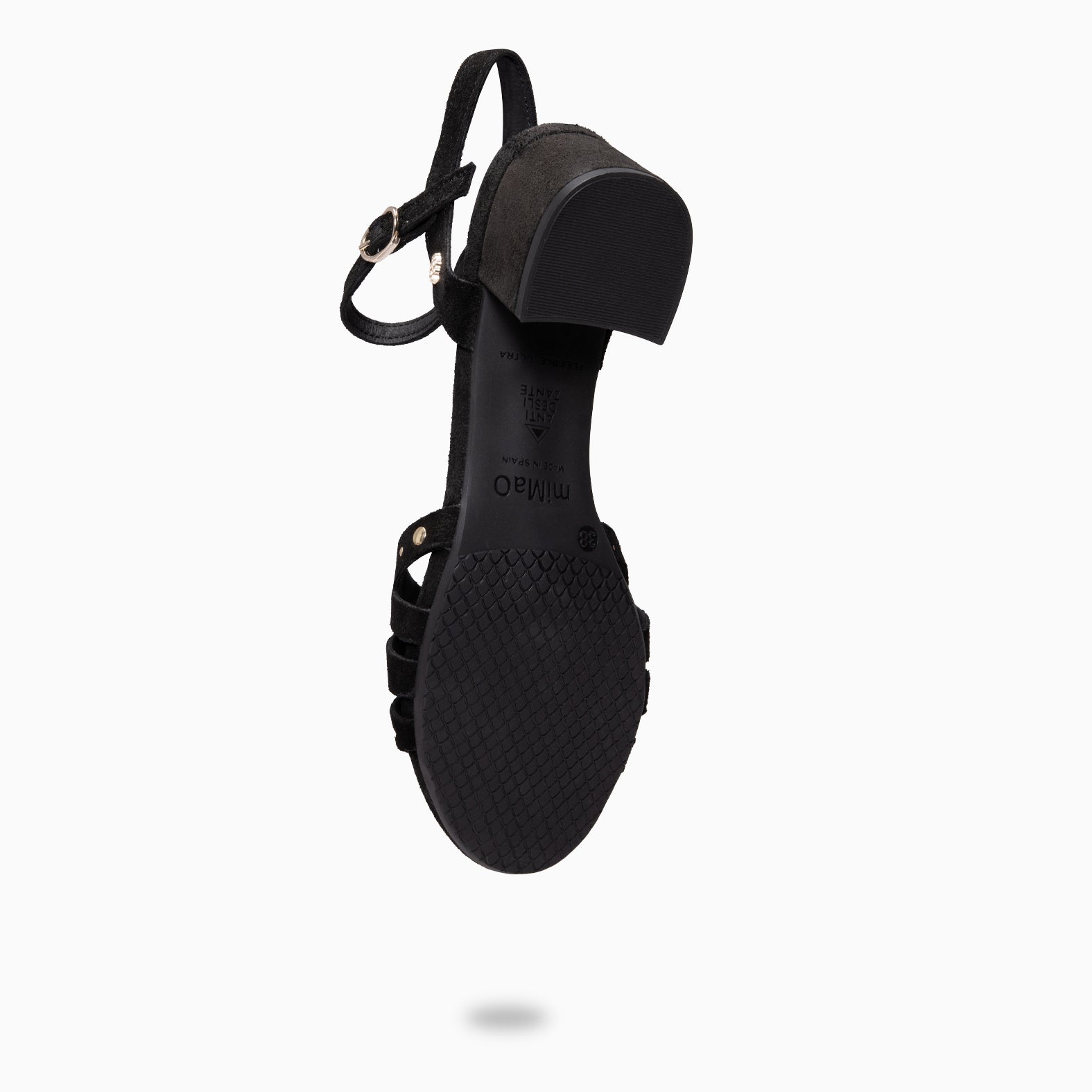 DAISY - BLACK Mid-heel sandals