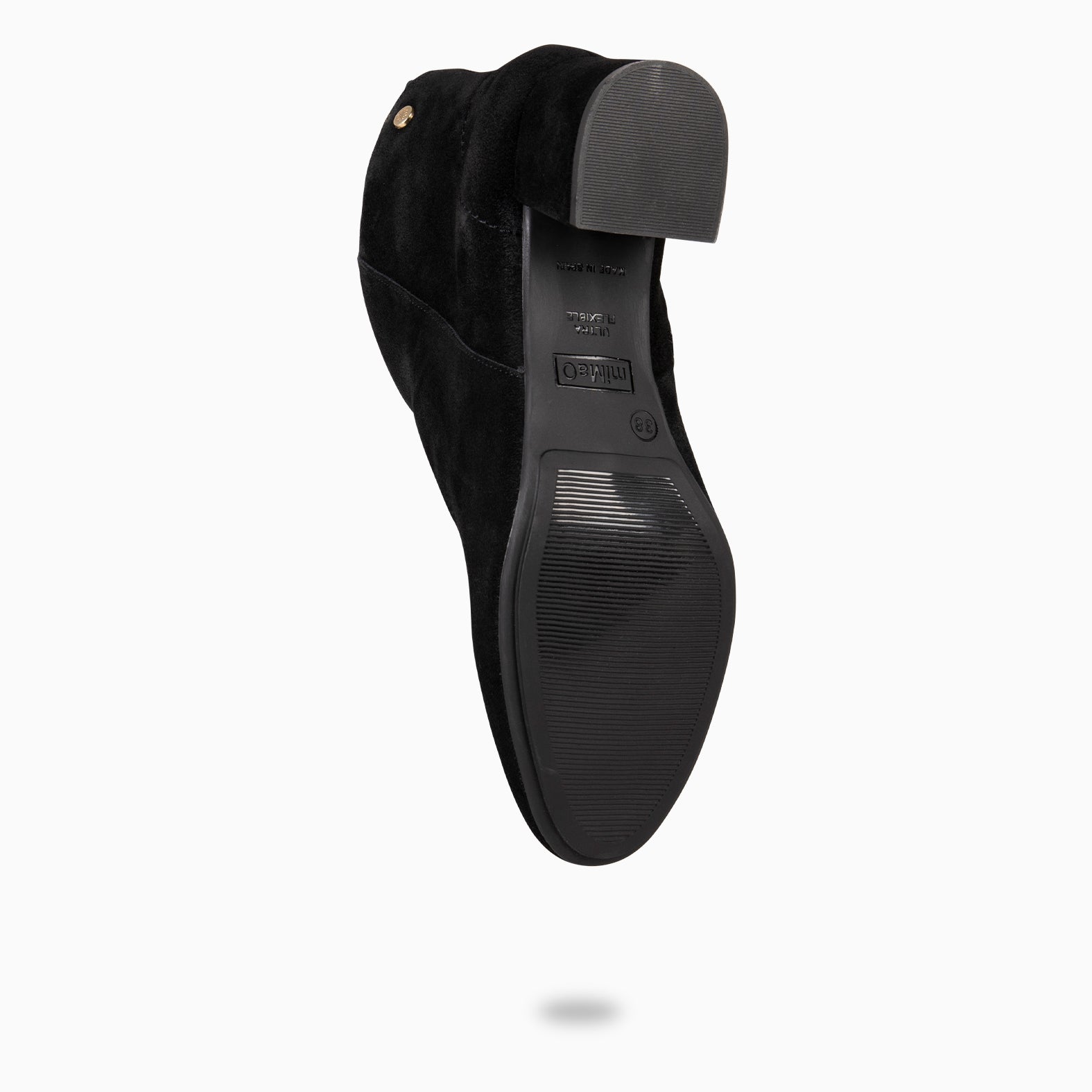 BERNA – Botines con tacón ancho NEGRO - miMaO ®