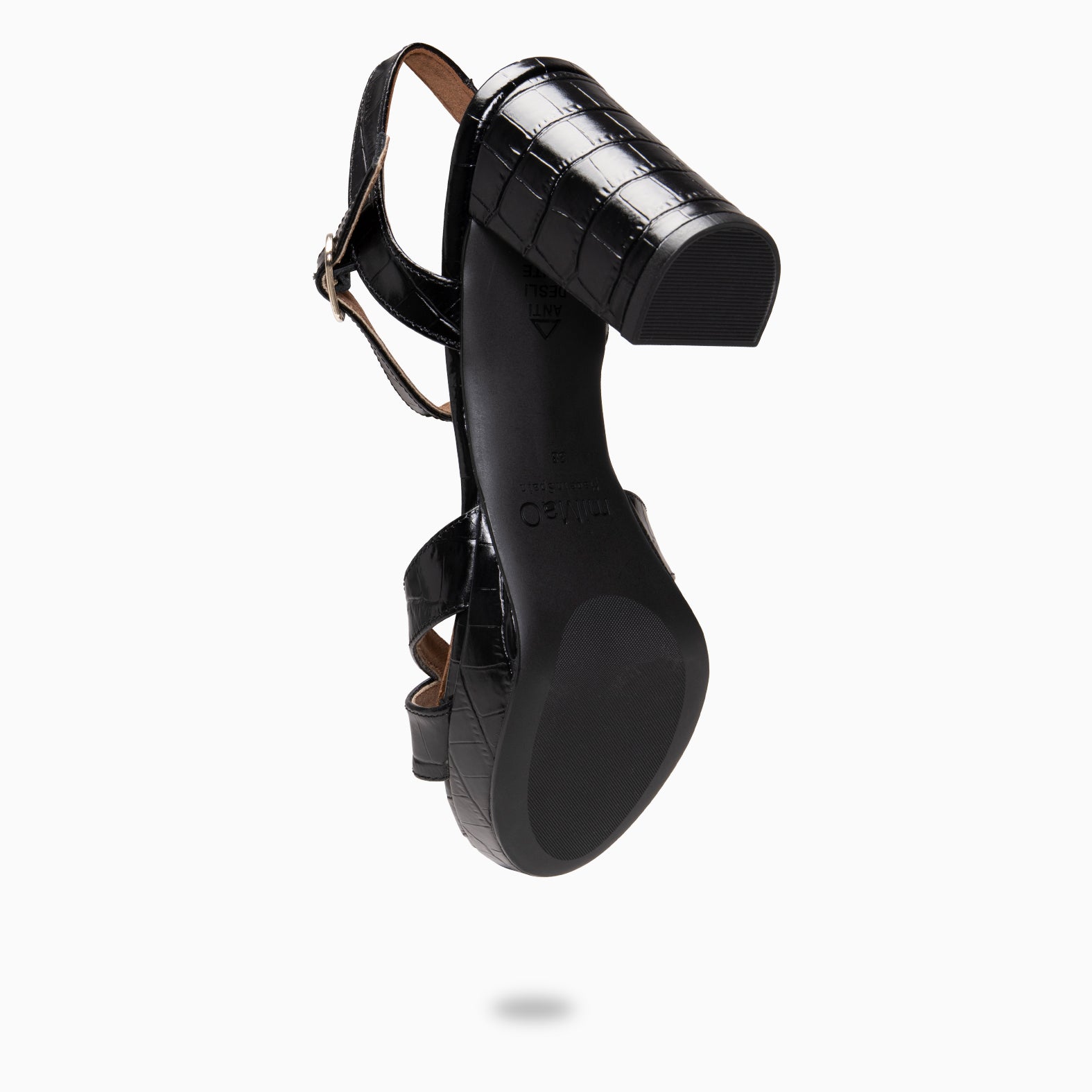 PARIS – Sandalias de fiesta con tacón alto y plataforma COCO NEGRO - miMaO ®