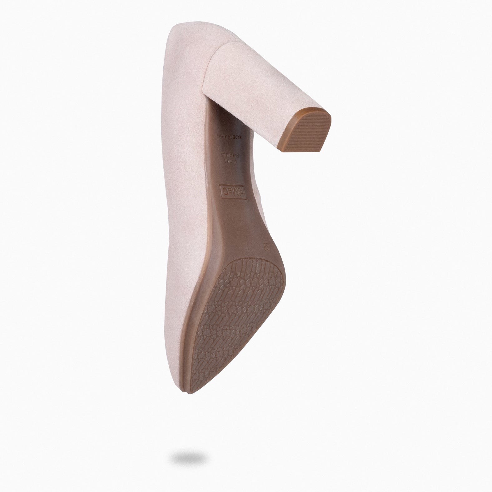 URBAN – Zapatos de tacón alto de ante Rosa Claro - miMaO ®
