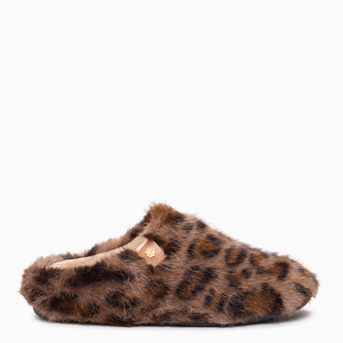 KOMFY DREAMS - Chinelos de casa  LEOPARDO MARROM