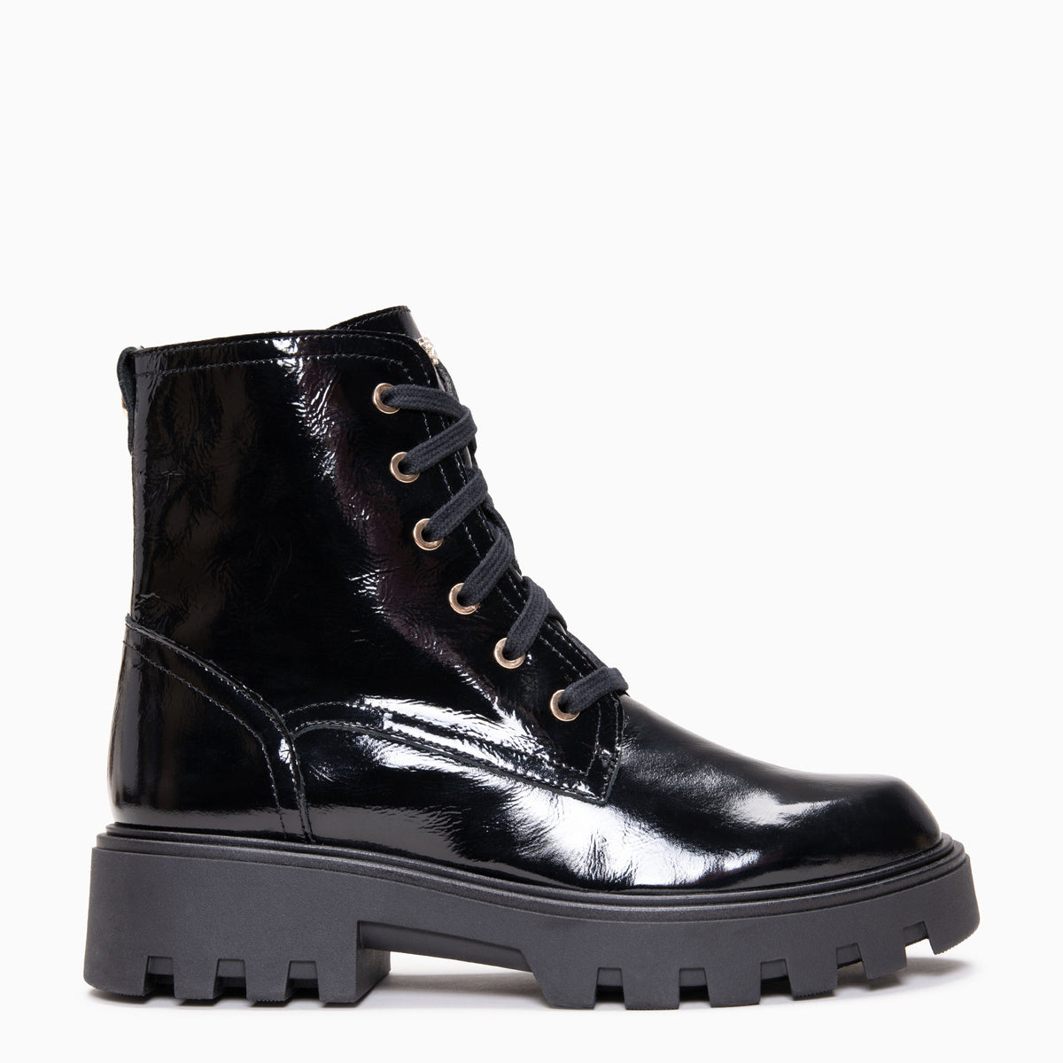 O'NEIL - Botines militares con cordones NEGRO