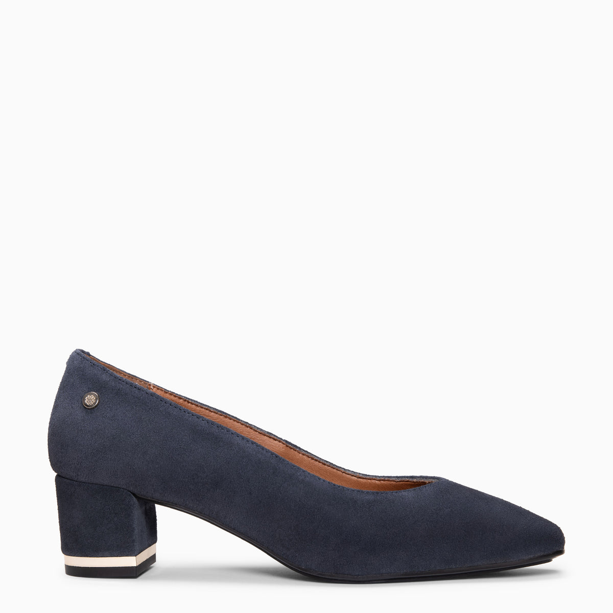 DORI - MARINEBLAUW Pumps met gouden detail
