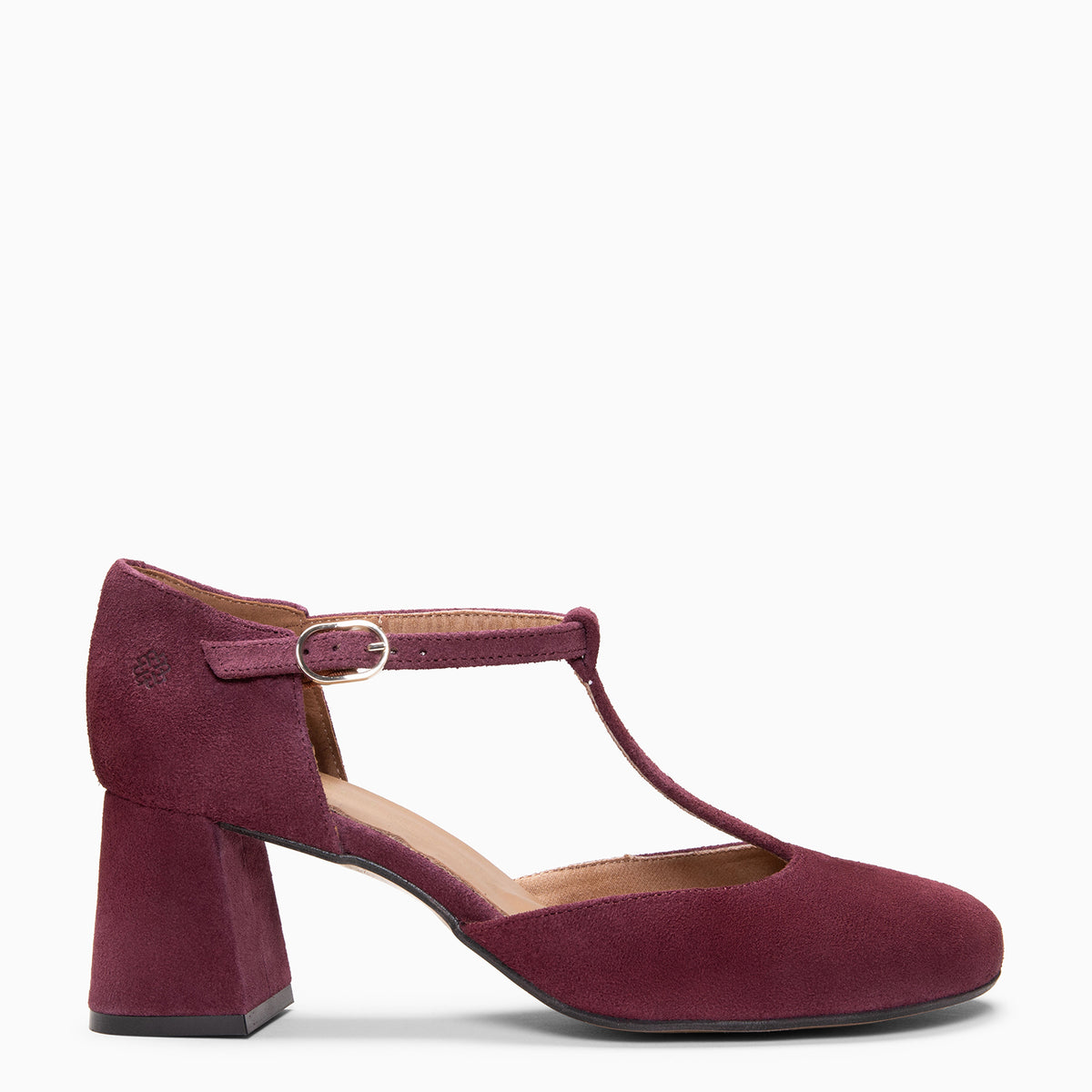 AZUCENA - Zapato baresoft con tacón BURDEOS