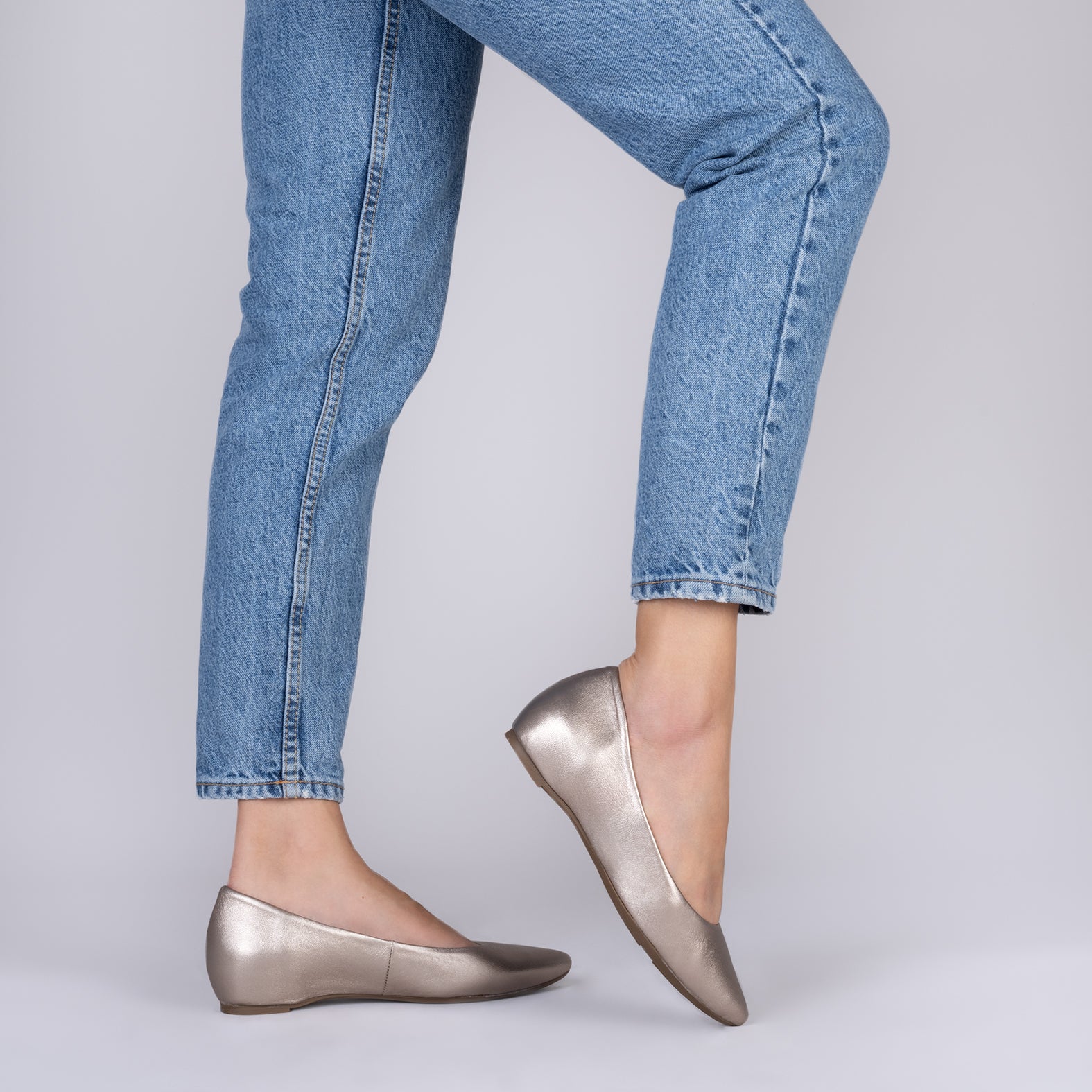 URBAN CUÑA - Zapatos con cuña interna DORADO