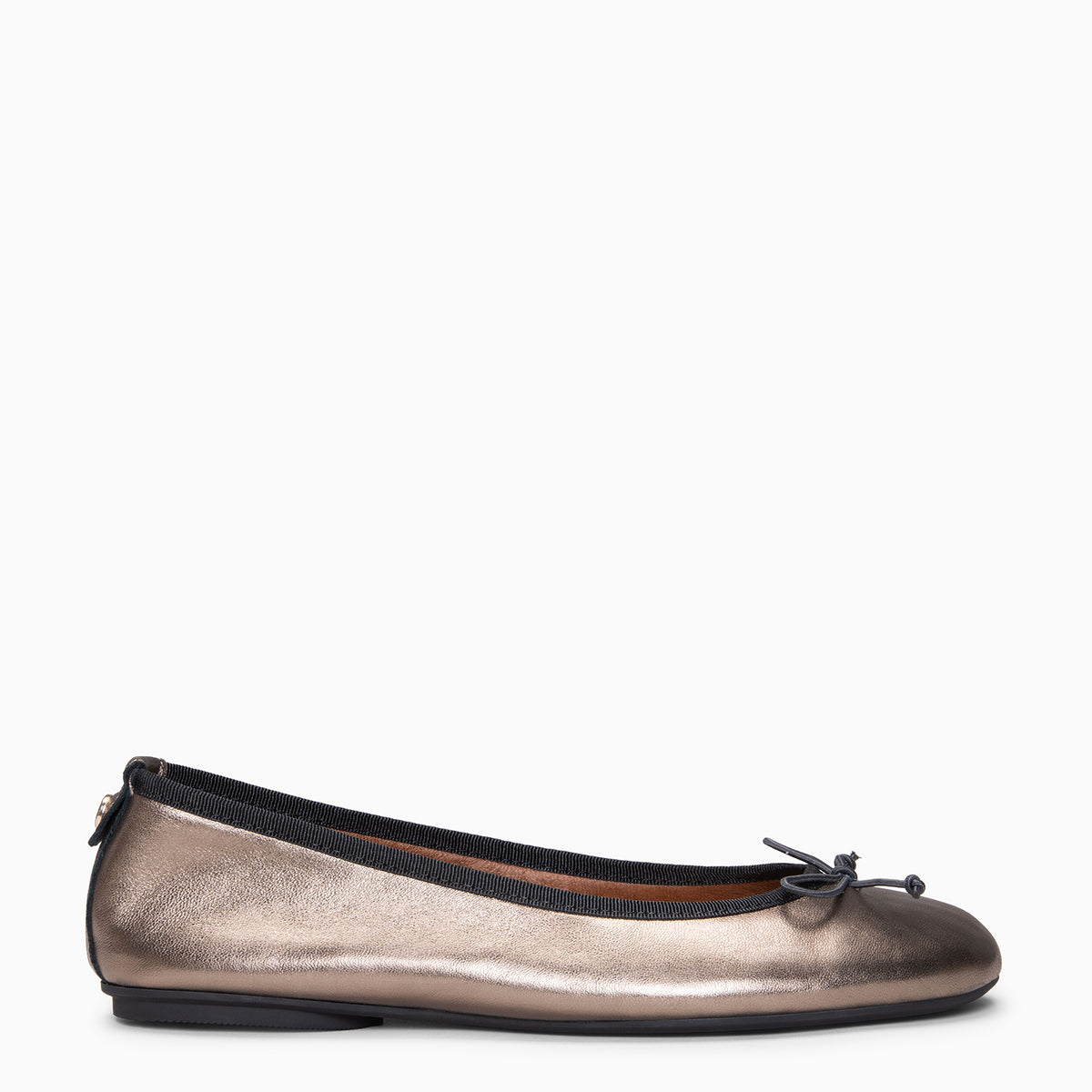 CAMPANILLA - Bailarinas baresoft con lazo PLOMO