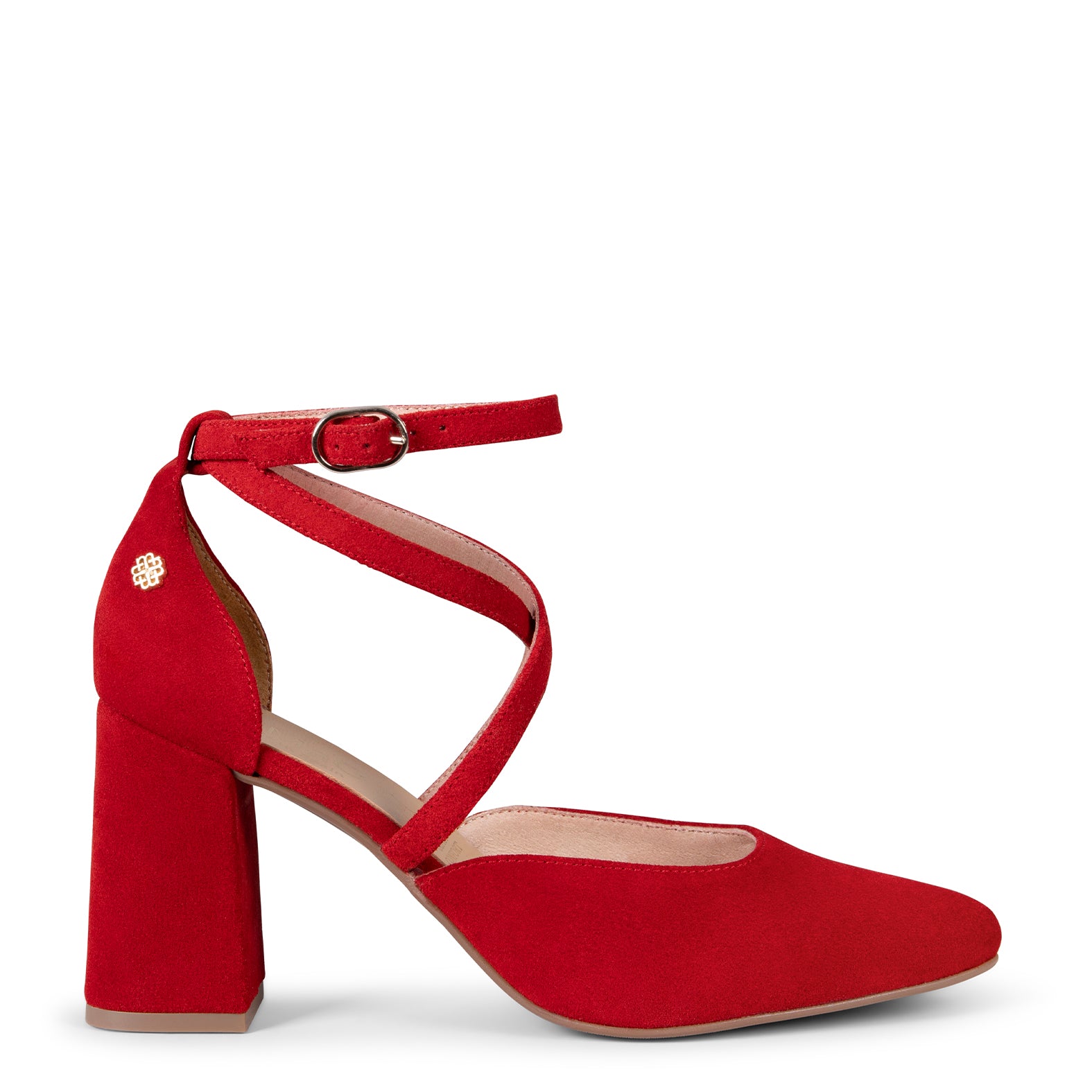 ARIEL - Zapato de tacón ancho ROJO - miMaO ®