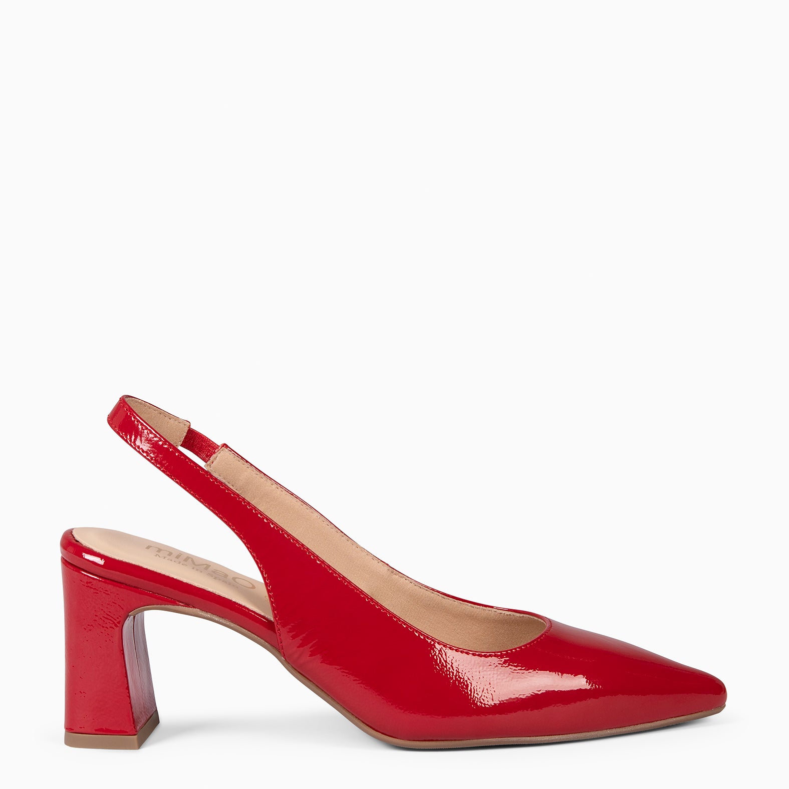 MIRIAM - Zapato destalonado ROJO - miMaO ®