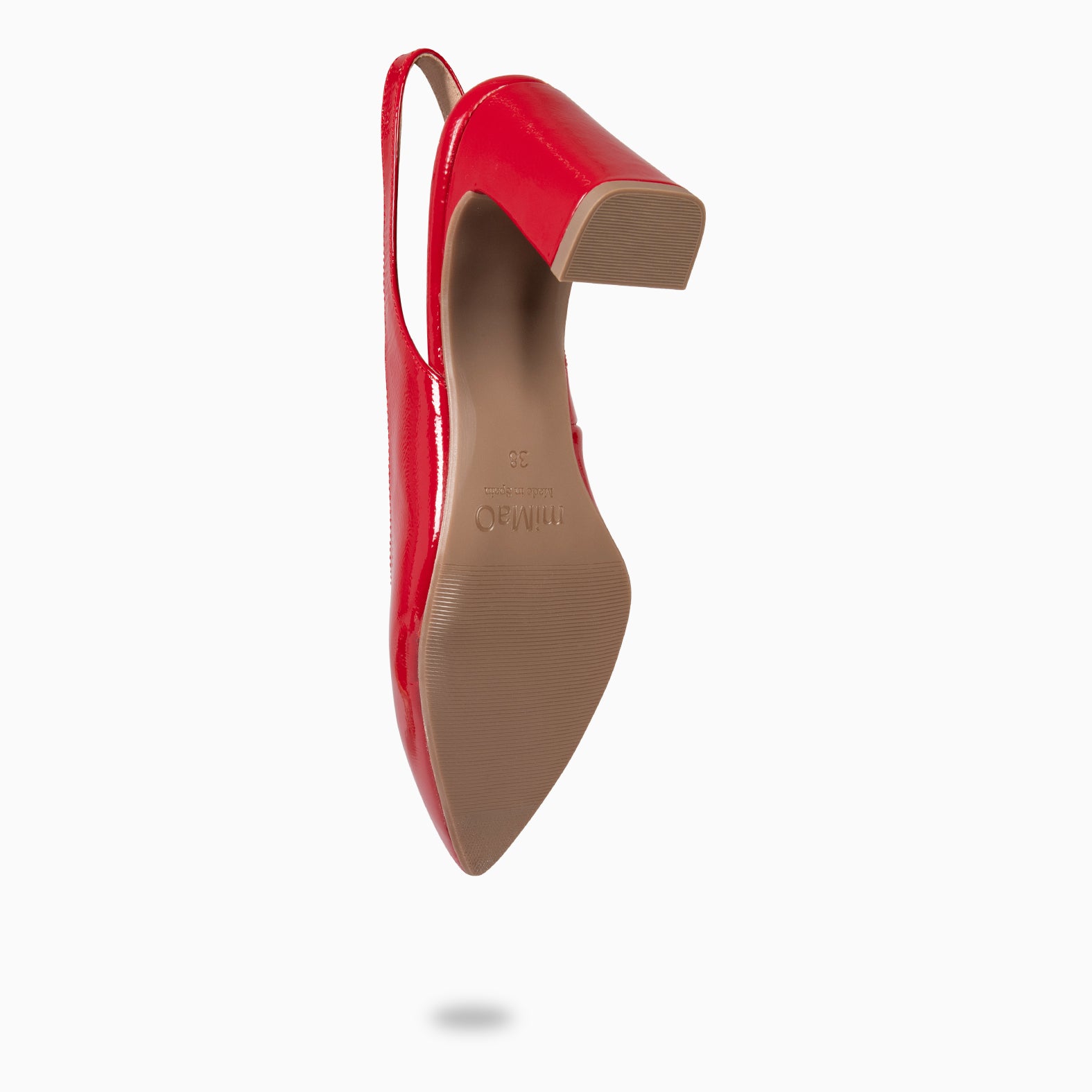 MIRIAM - Zapato destalonado ROJO - miMaO ®