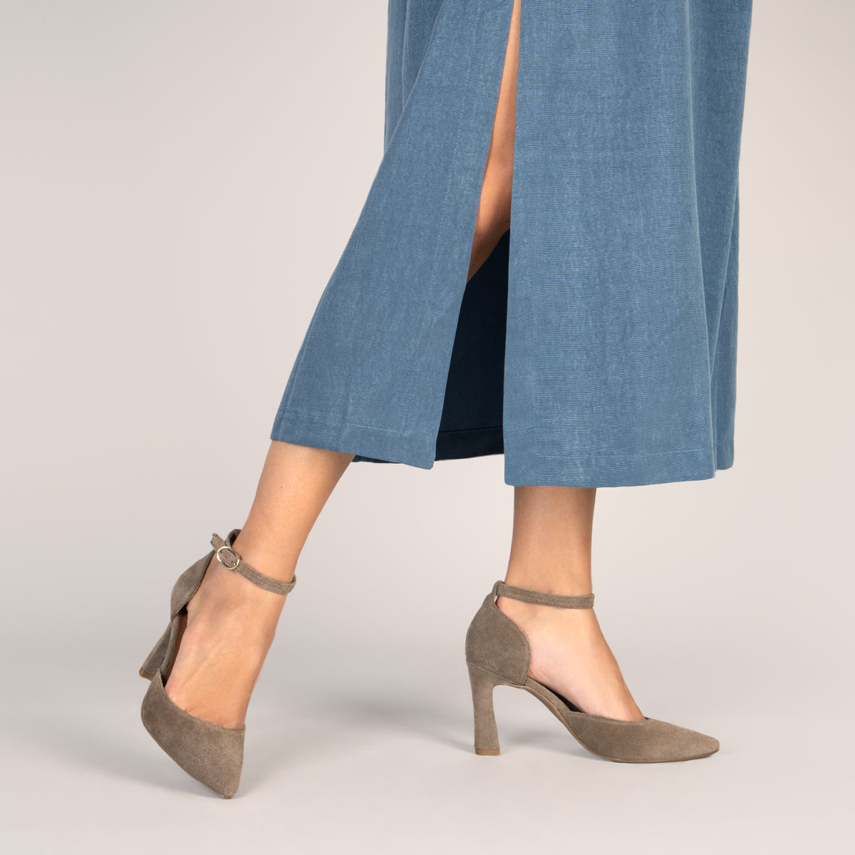 GALA - TAUPE elegant high heels 