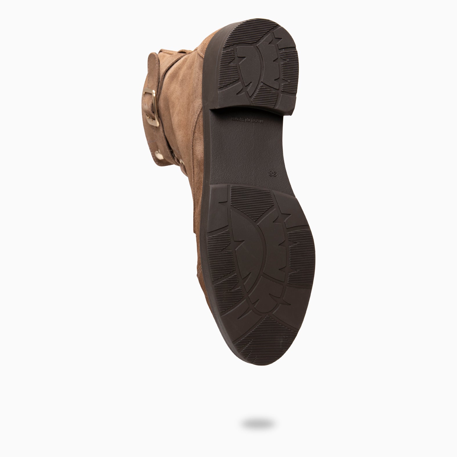 BELFAST – Botines con cordones de piel TAUPE - miMaO ®