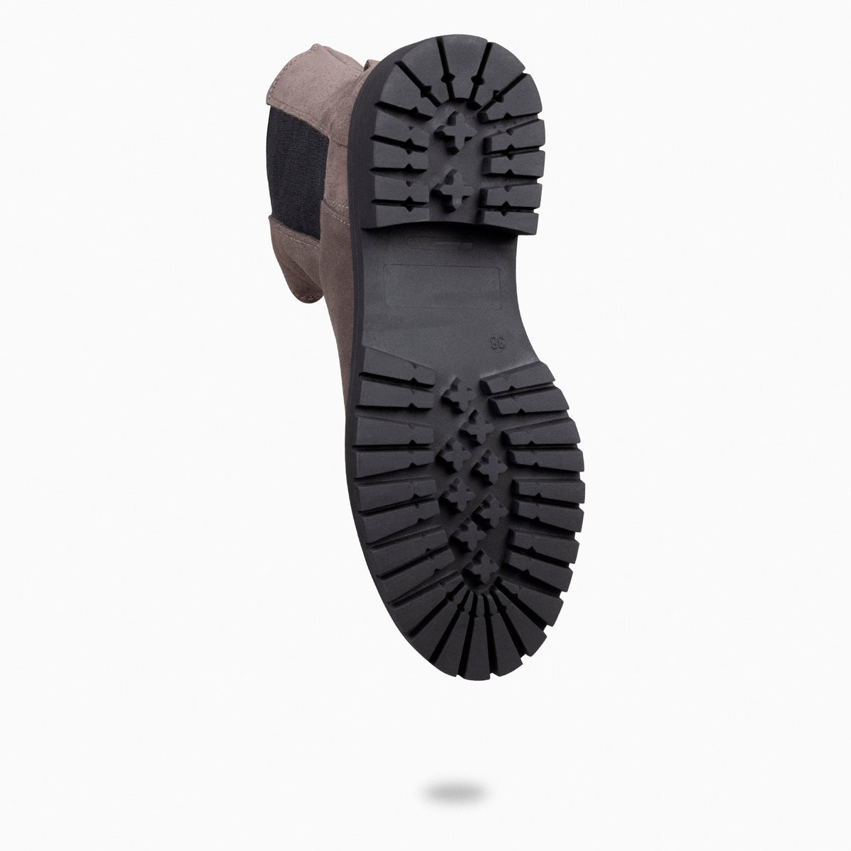 STAMFORD - Botines Chelsea TAUPE con Plataforma Track
