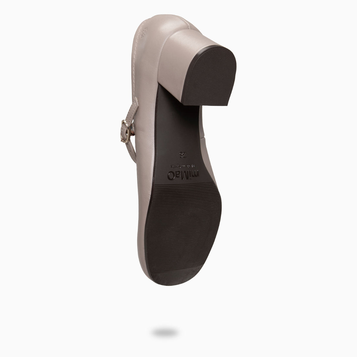 ROSALIA - Mercedita de tacón ancho TAUPE - miMaO ®