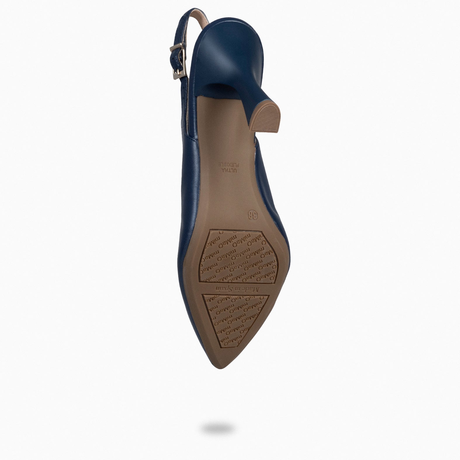GLAM DESTALONADO - Zapatos de tacón destalonados de napa TINTA - miMaO ®