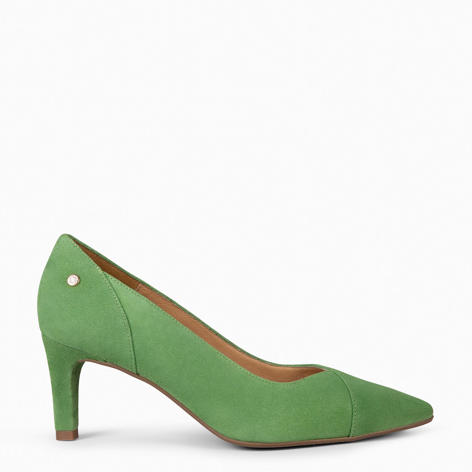 GLAM S - Zapatos de salón de tacón bajo VERDE - miMaO ®