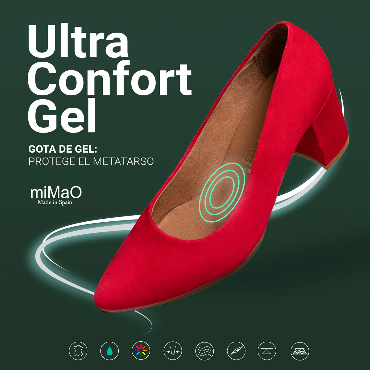 URBAN S - Zapatos de tacón medio AZUL