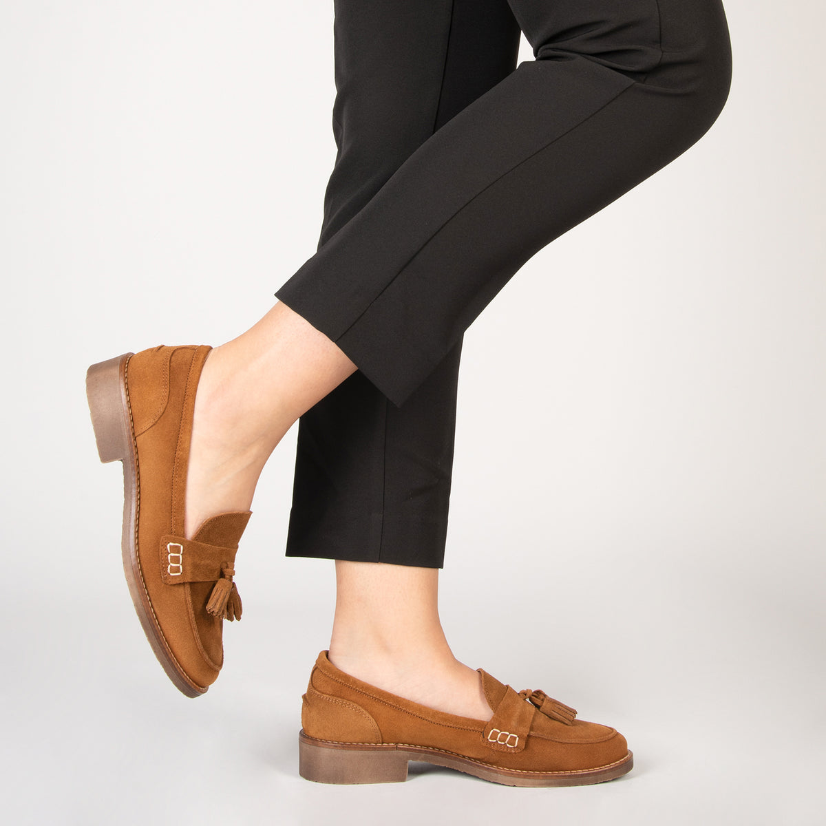 CASTELLANO CASUAL – Mocasín con borla CAMEL