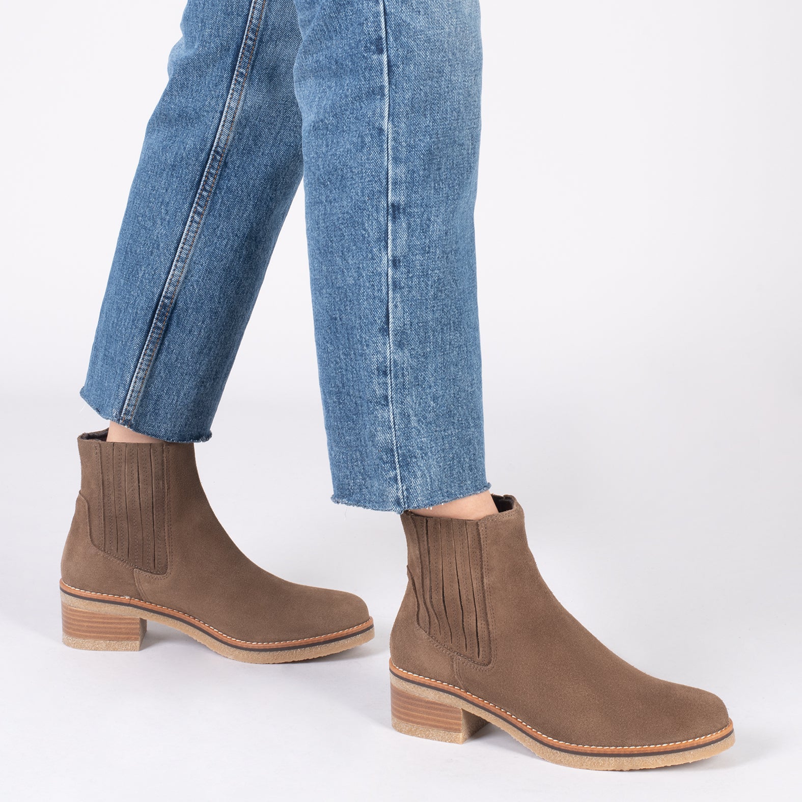 COUNTRY – TAUPE country style booties