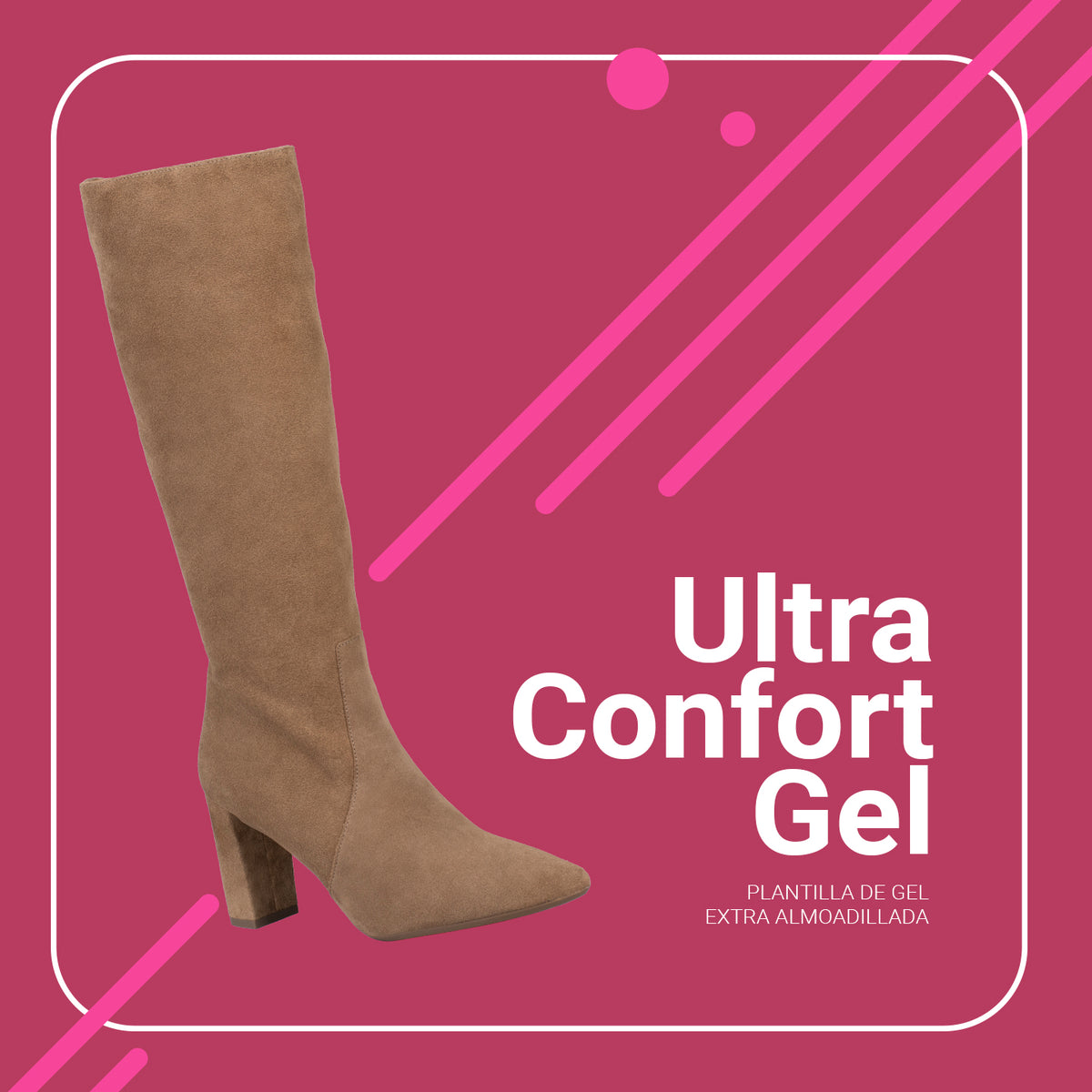 URBAN – BLACK high boots with zipper