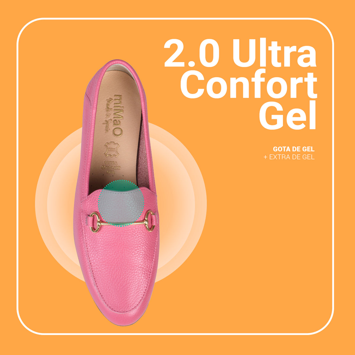 STYLE – Mocasines planos ROSA con adorno metalizado