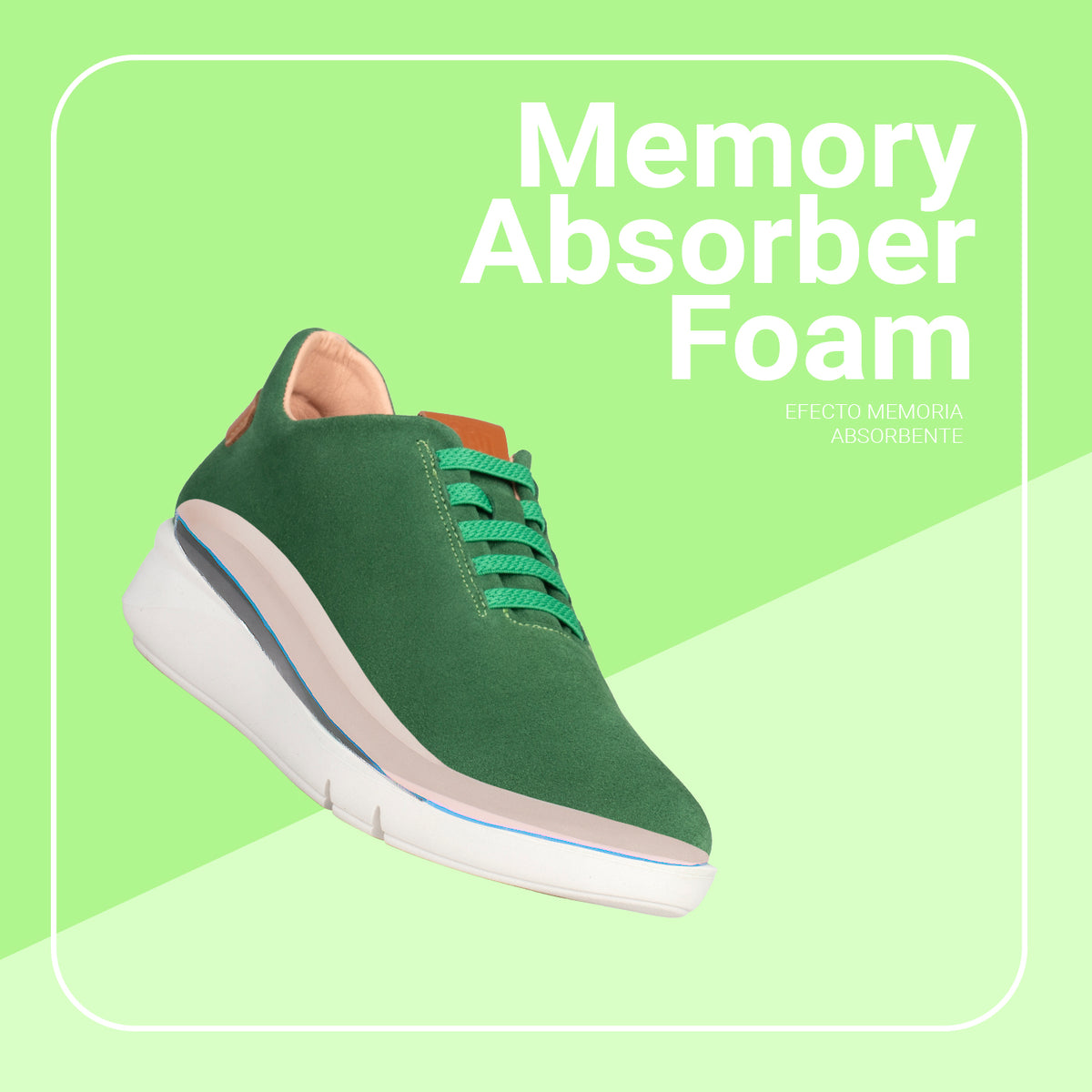 FLY – Zapatos deportivos con cuña VERDE