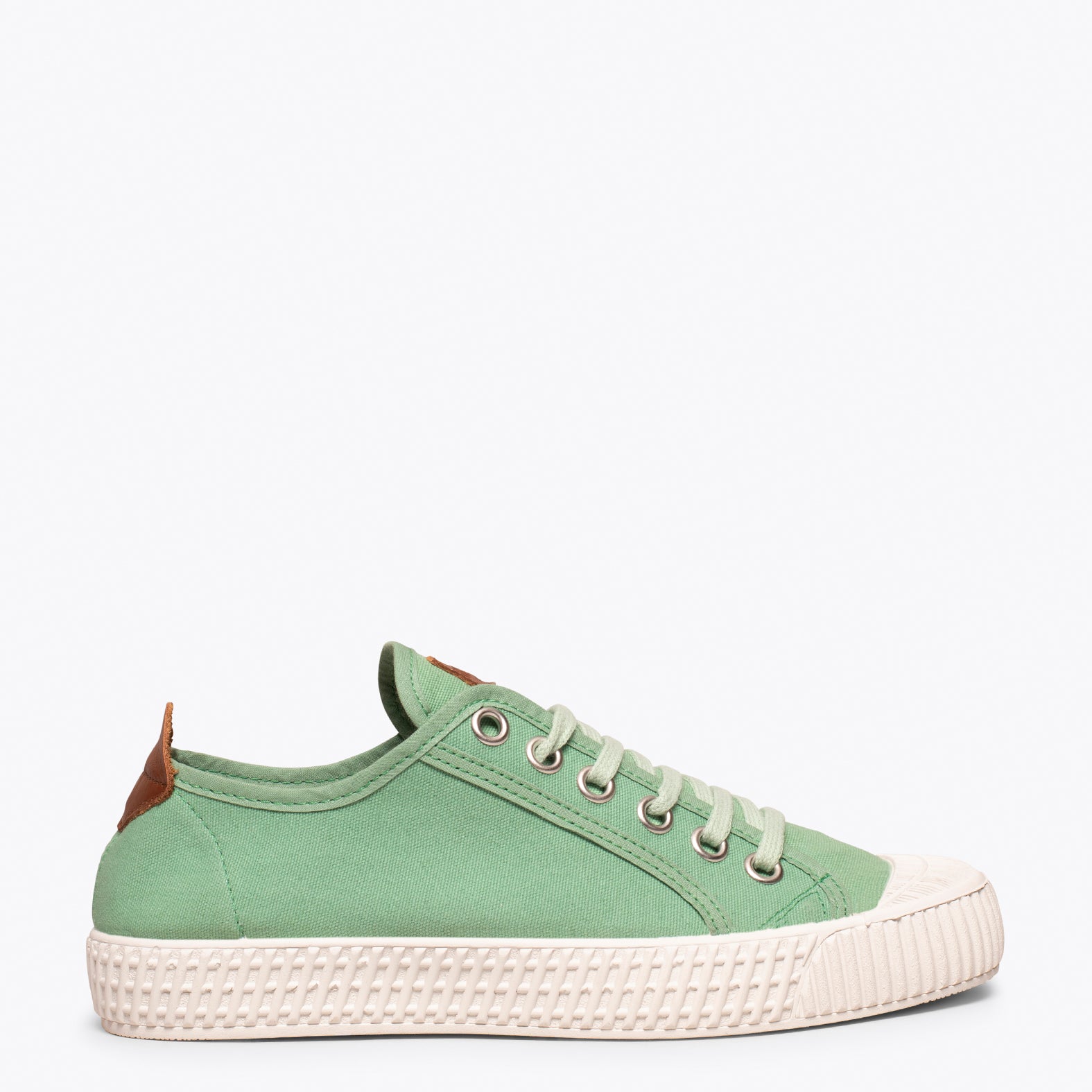 BAMBA Zapatillas de lona para mujer VERDE AGUA