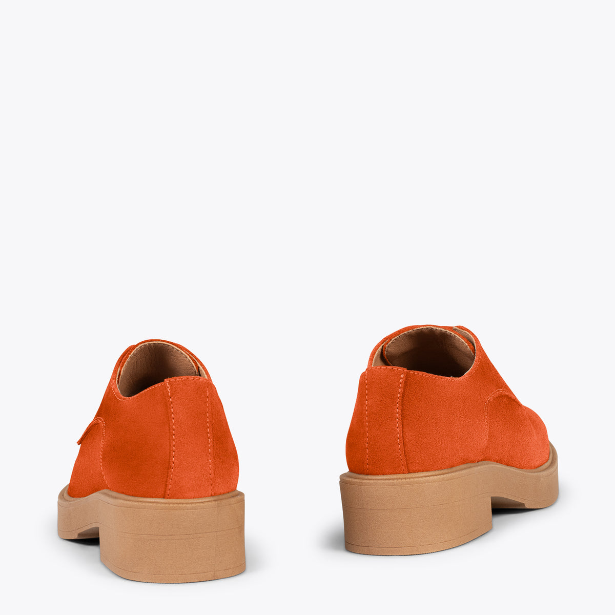 BLUCHER – Zapatos de cordones para mujer NARANJA