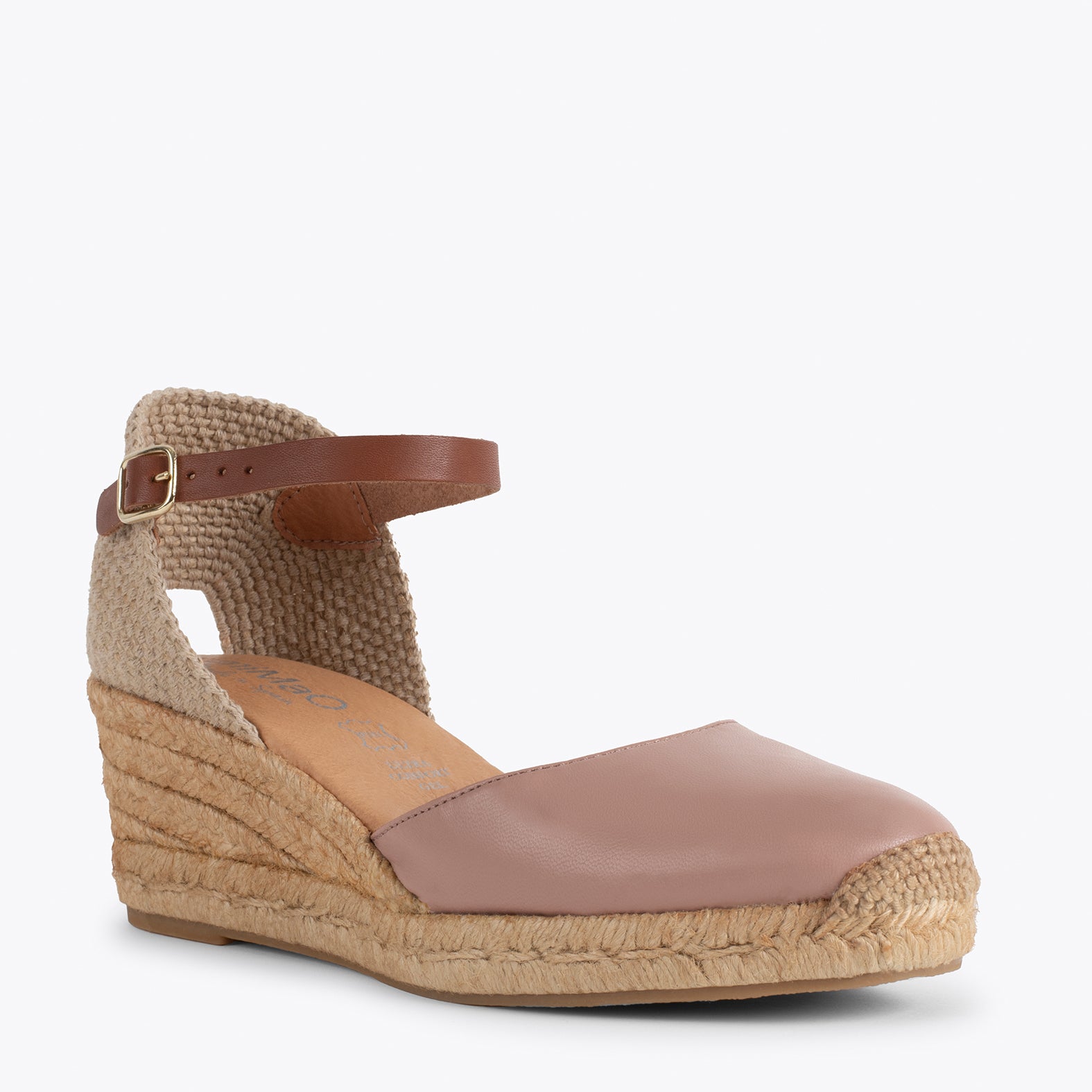 CALAELLA - BEIGE mid-wedge espadrille