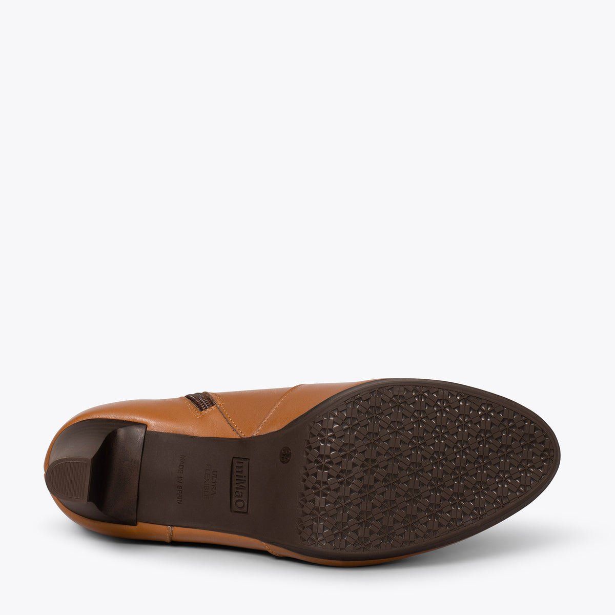 ROMA - Botines de vestir con tacón CAMEL