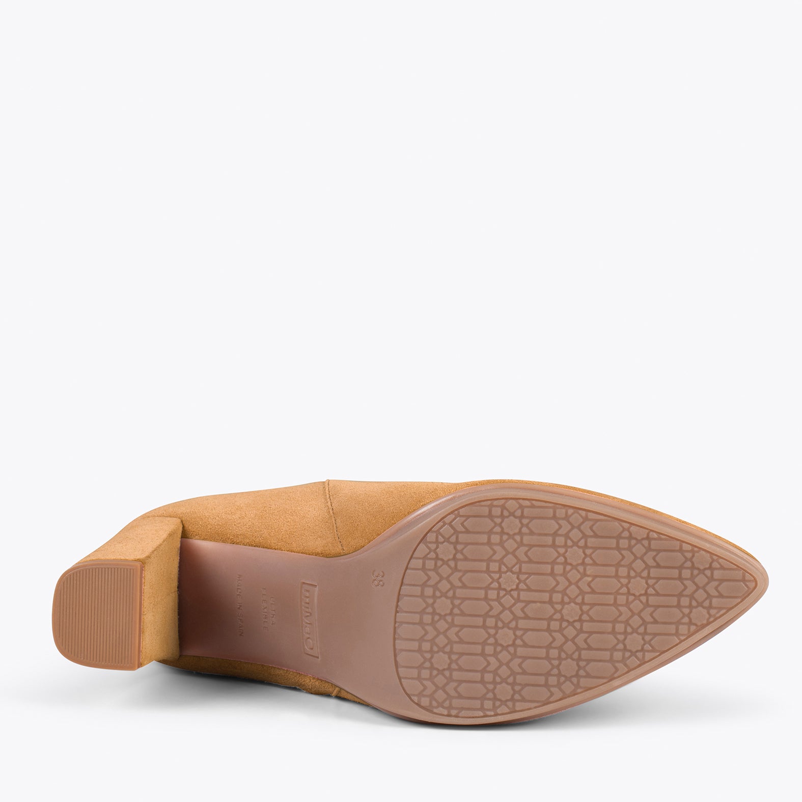 BOTÍN URBAN – Botines de tacón alto CAMEL - miMaO ®