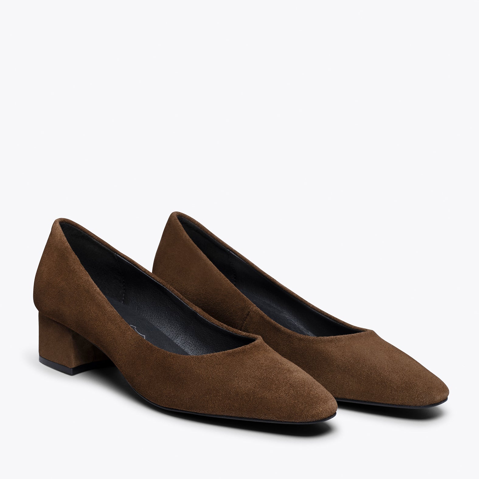 URBAN TREND - Zapato con puntera semi cuadrada MARRÓN