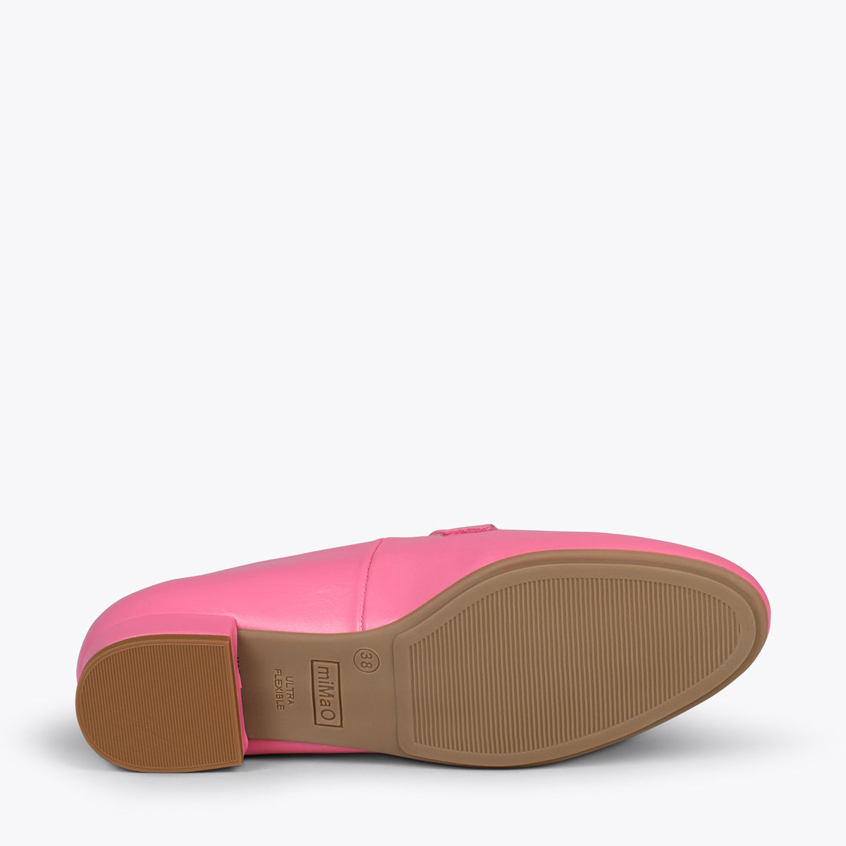 CHAIN – Mocasines planos de mujer FUCSIA