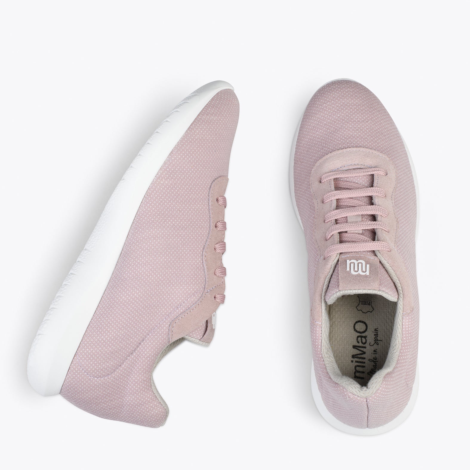 YOGA – Zapatillas deportivas de lana merino NUDE - miMaO ®