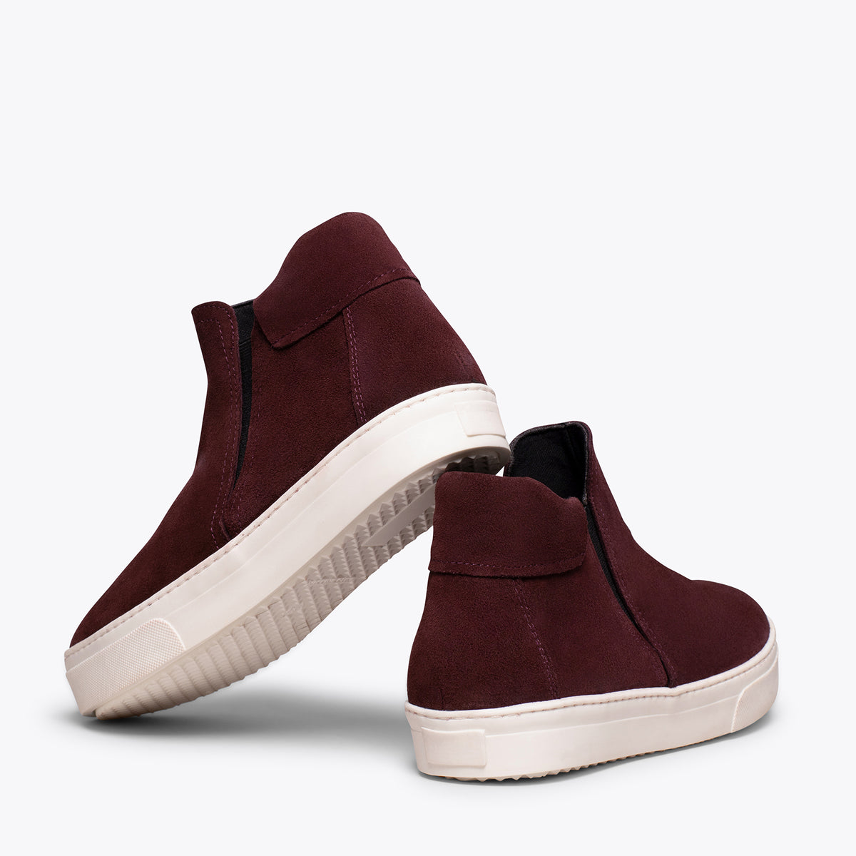 STREET – BURGUNDY water-repellent bootie sneaker