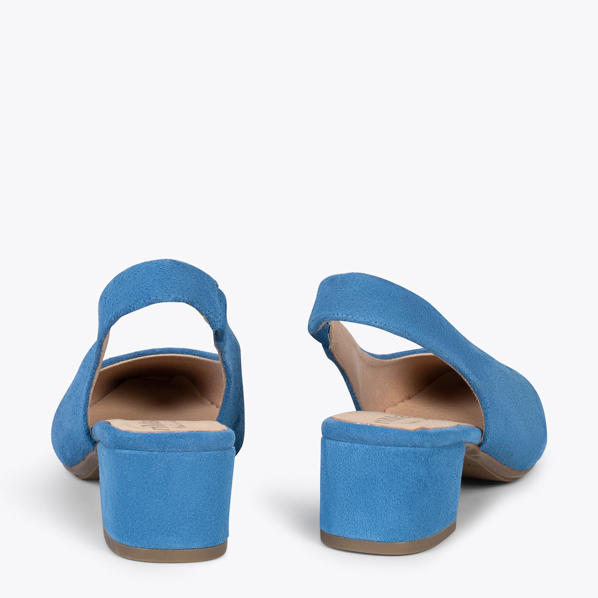URBAN LADY – Zapatos de tacón destalonados AZULON
