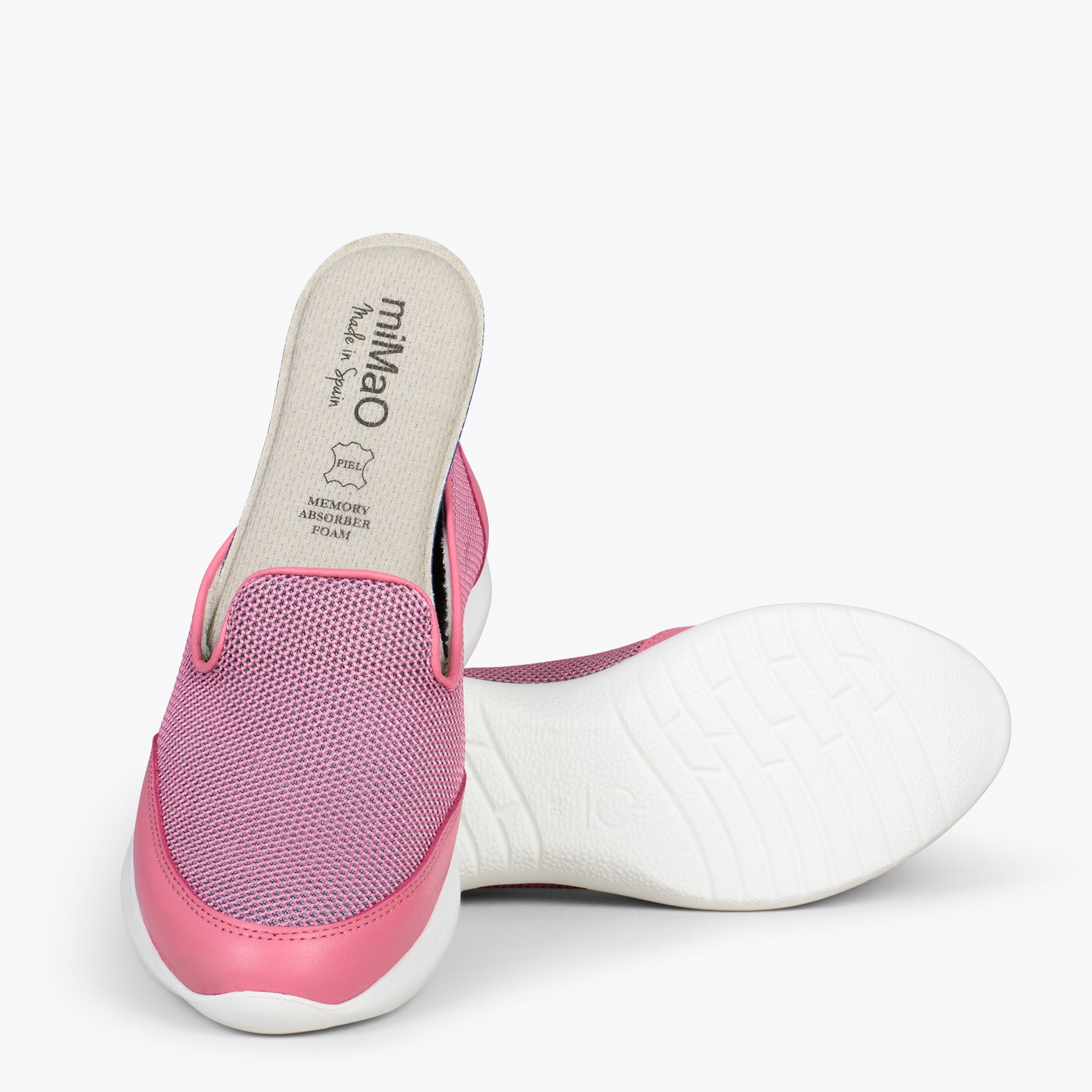 SLIPPER SPORT – Zapatilla sin cordones con diseño en rejilla ROSA - miMaO ®