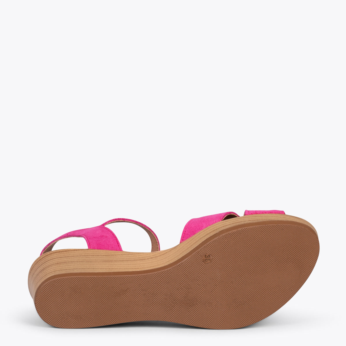 MAR – Cuñas ligeras de tiras cruzadas FUCSIA