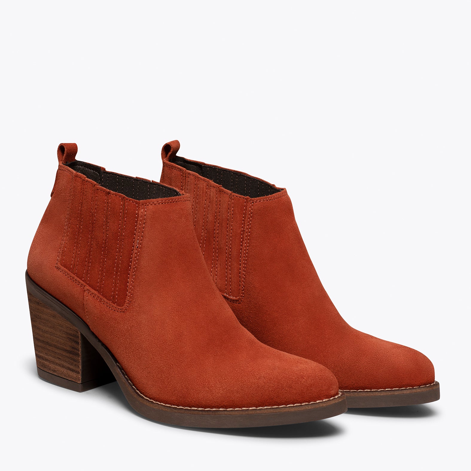 ALABAMA - Botines camperos con elástico TEJA