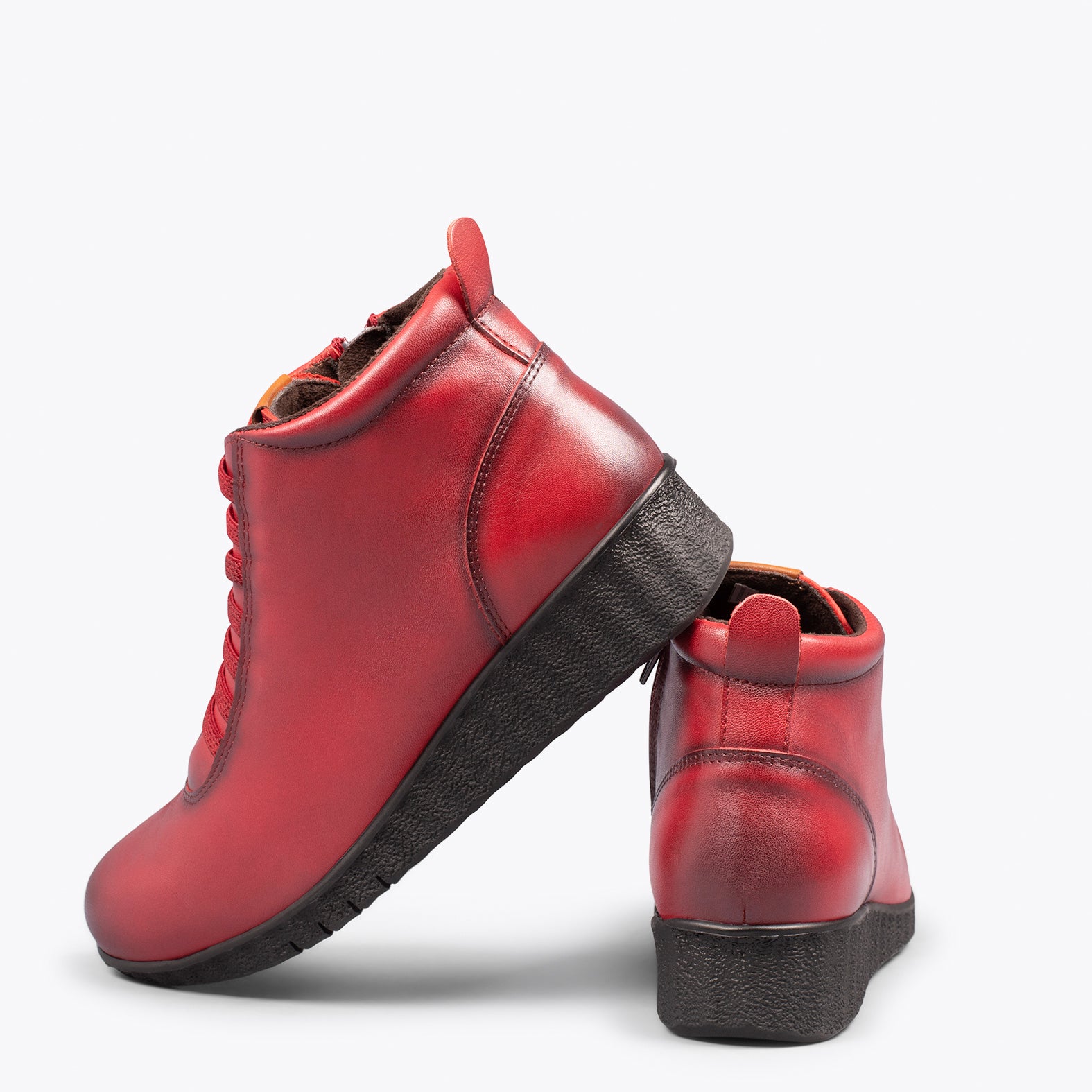 FLEXY - Zapatillas abotinadas ROJO - miMaO ®