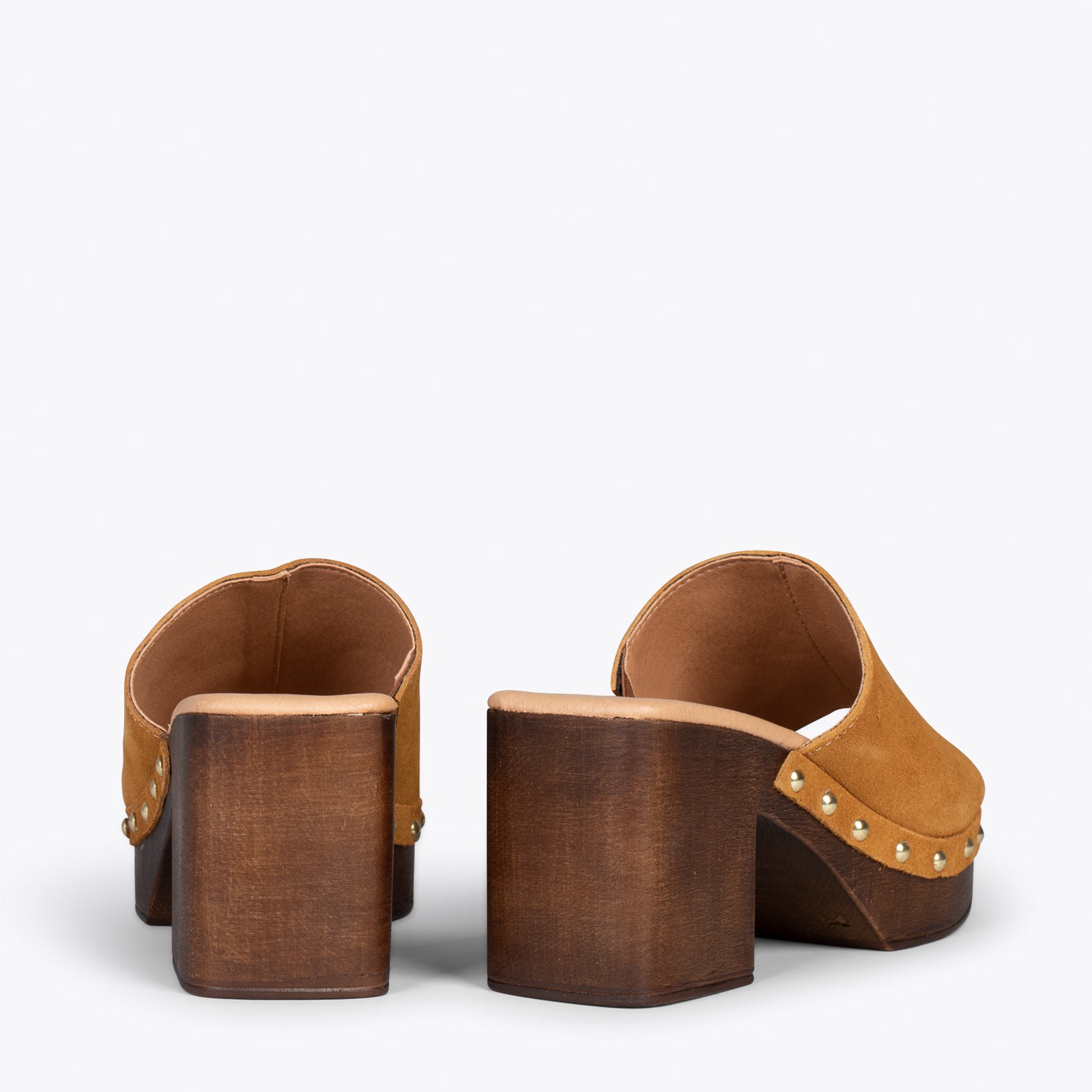 HOLIDAY – Zuecos con tacón y plataforma WHISKY