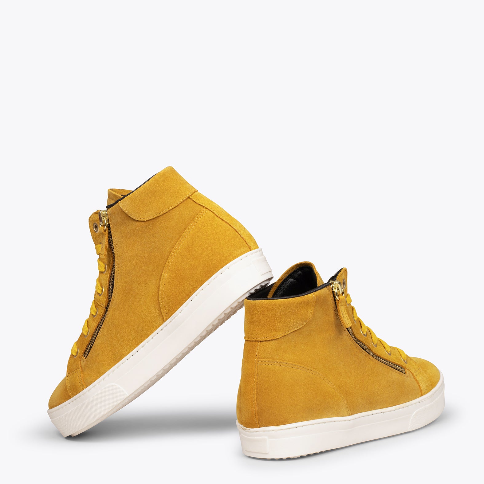 STAR - Zapatillas con plataforma de mujer MOSTAZA - miMaO ®