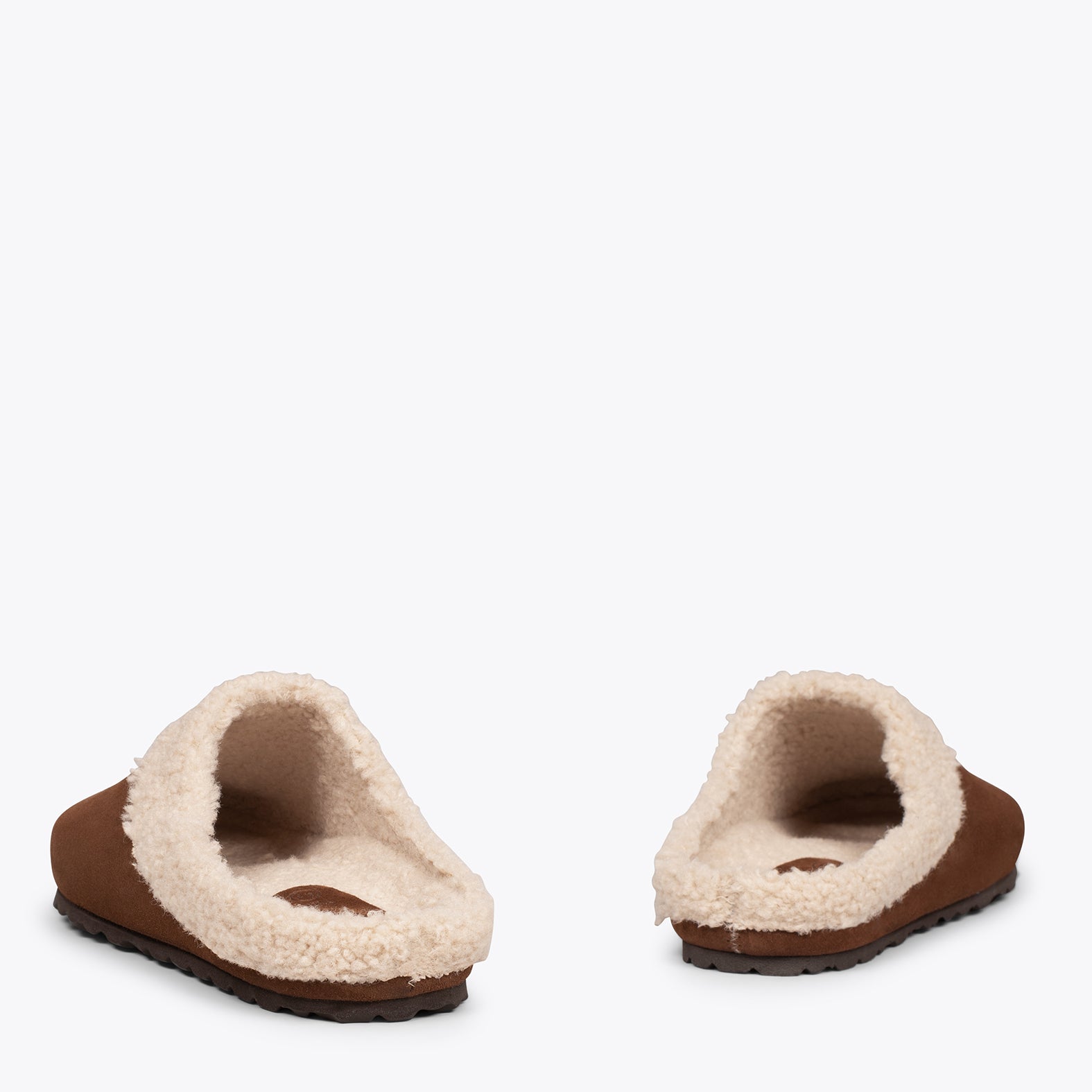 DREAM HOME Zapatillas con borreguito para hombre MARRONES - miMaO ®