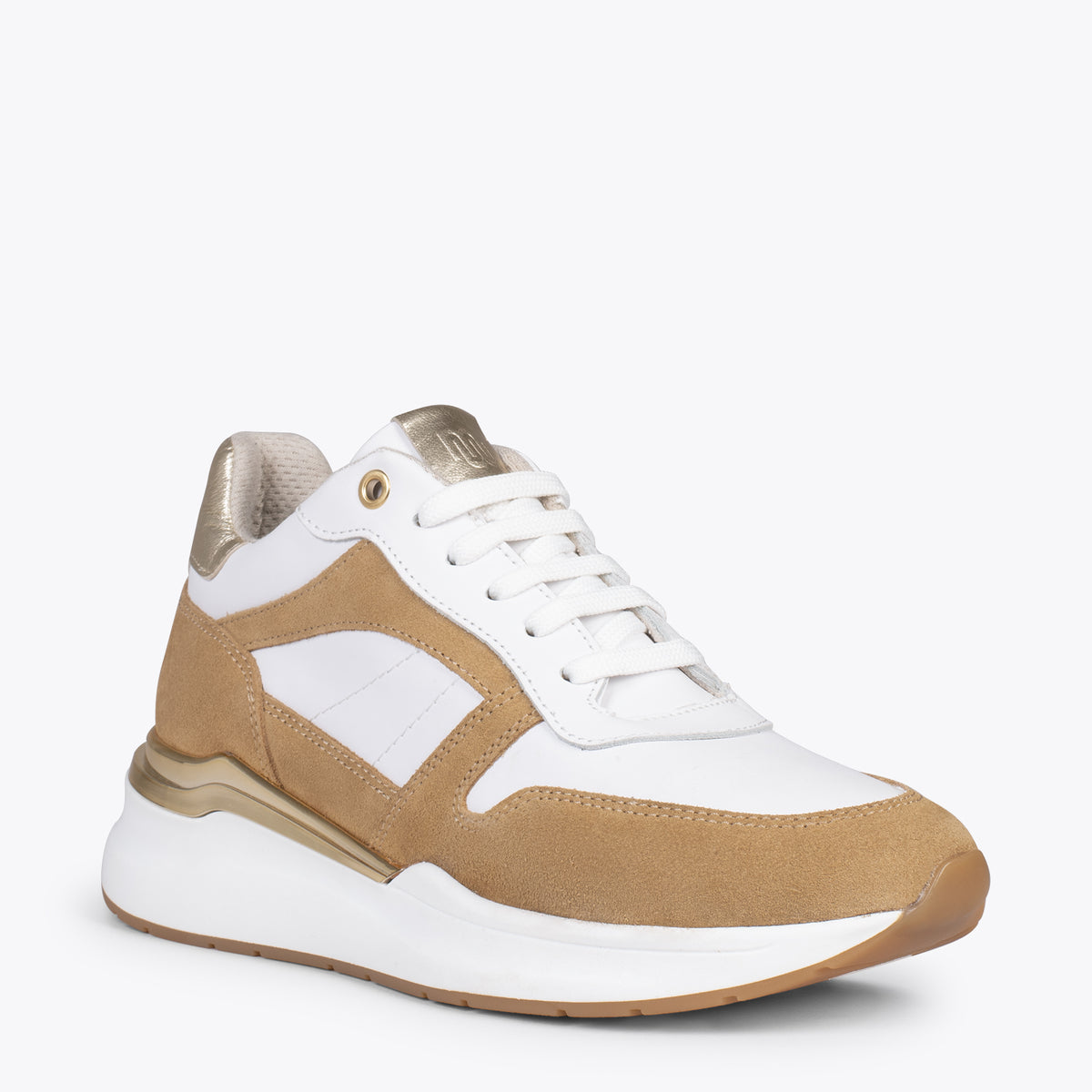 FREEDOM – Zapatillas altas con plantilla extraíble BEIGE