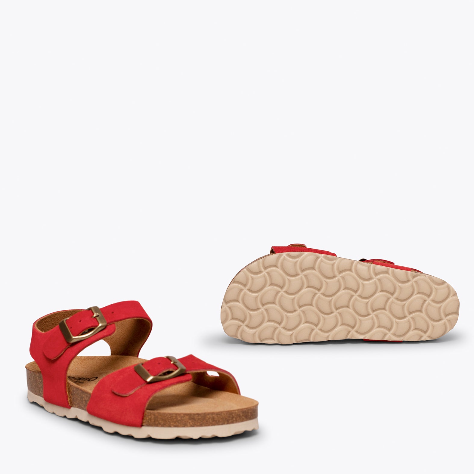 POLO Sandalias de niña ROJAS Bio